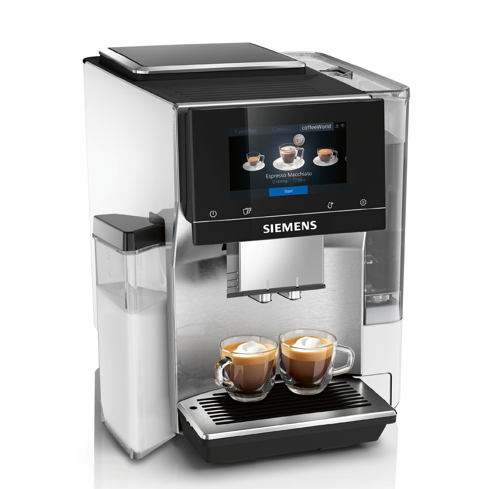 Siemens EQ.700 integral TQ715R03 Kaffemaskine Sølv