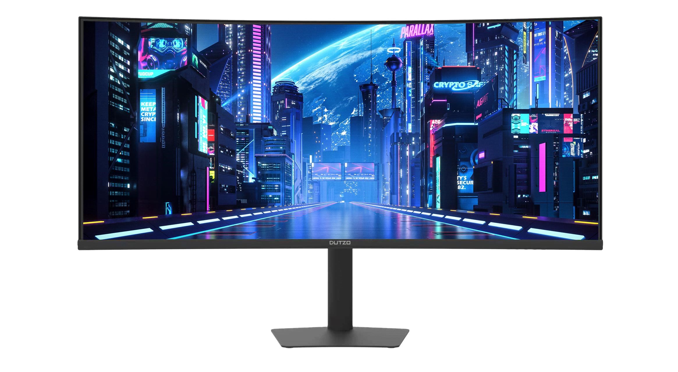34" DUTZO G34-I165QL-B (DOT) - 3440x1440 (WQHD) - 165Hz - Nano IPS - Curved - 2x 3W Speakers
