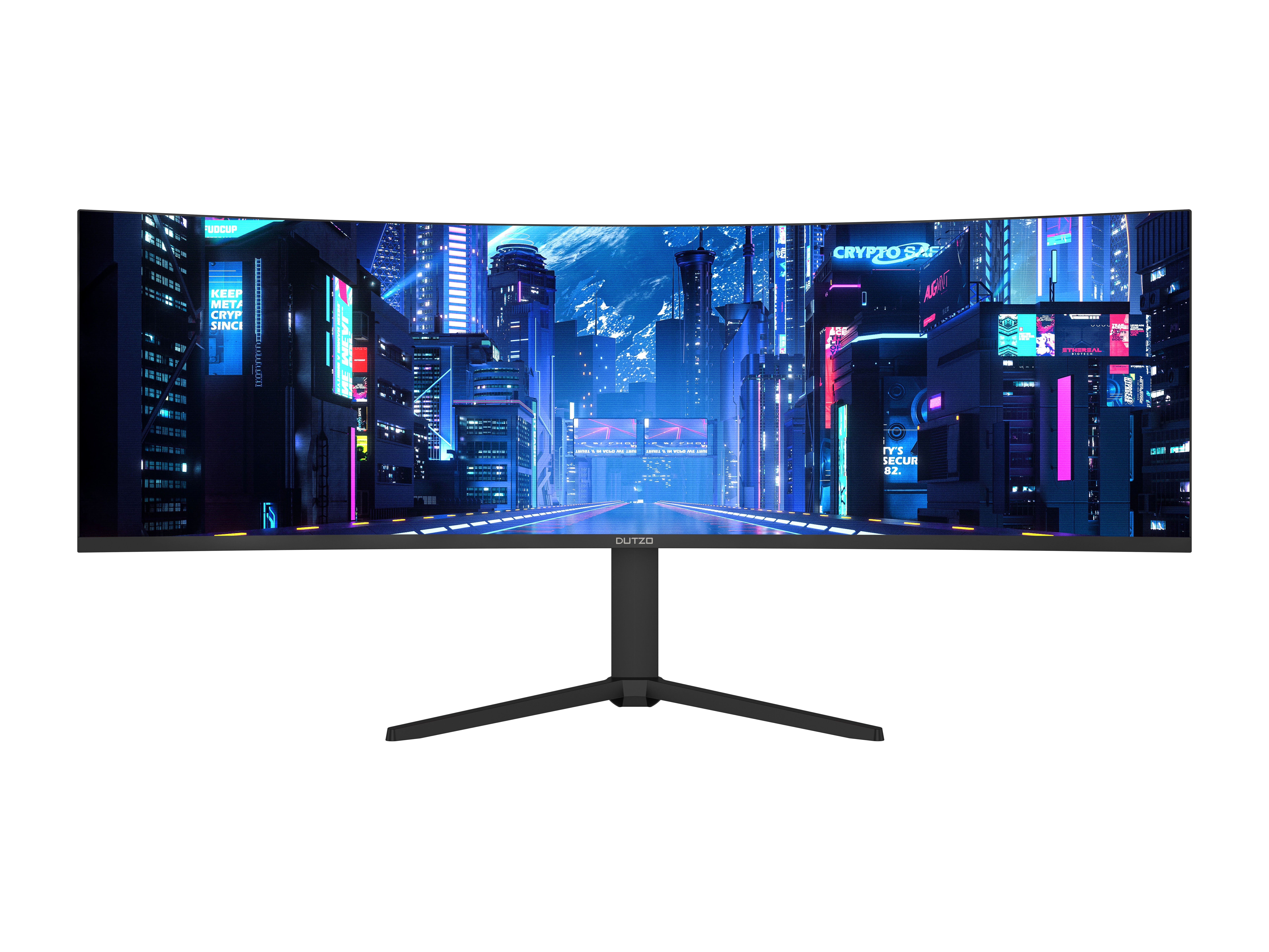 49" DUTZO G49-VP165QC - 5120x1440 (DQHD) - 165Hz - VA - 65W USB-C - Curved Computerskærm Black