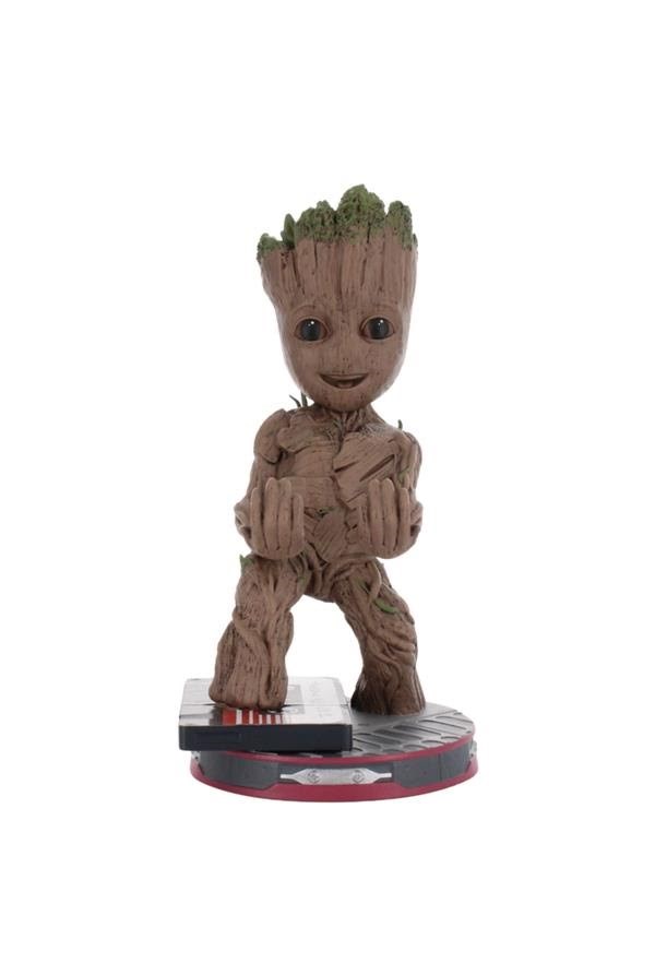 Cable Guys Marvel: Smiley Toddler Groot Controller and Phone Stand (21.5cm) - Tilbehør til spillekonsol