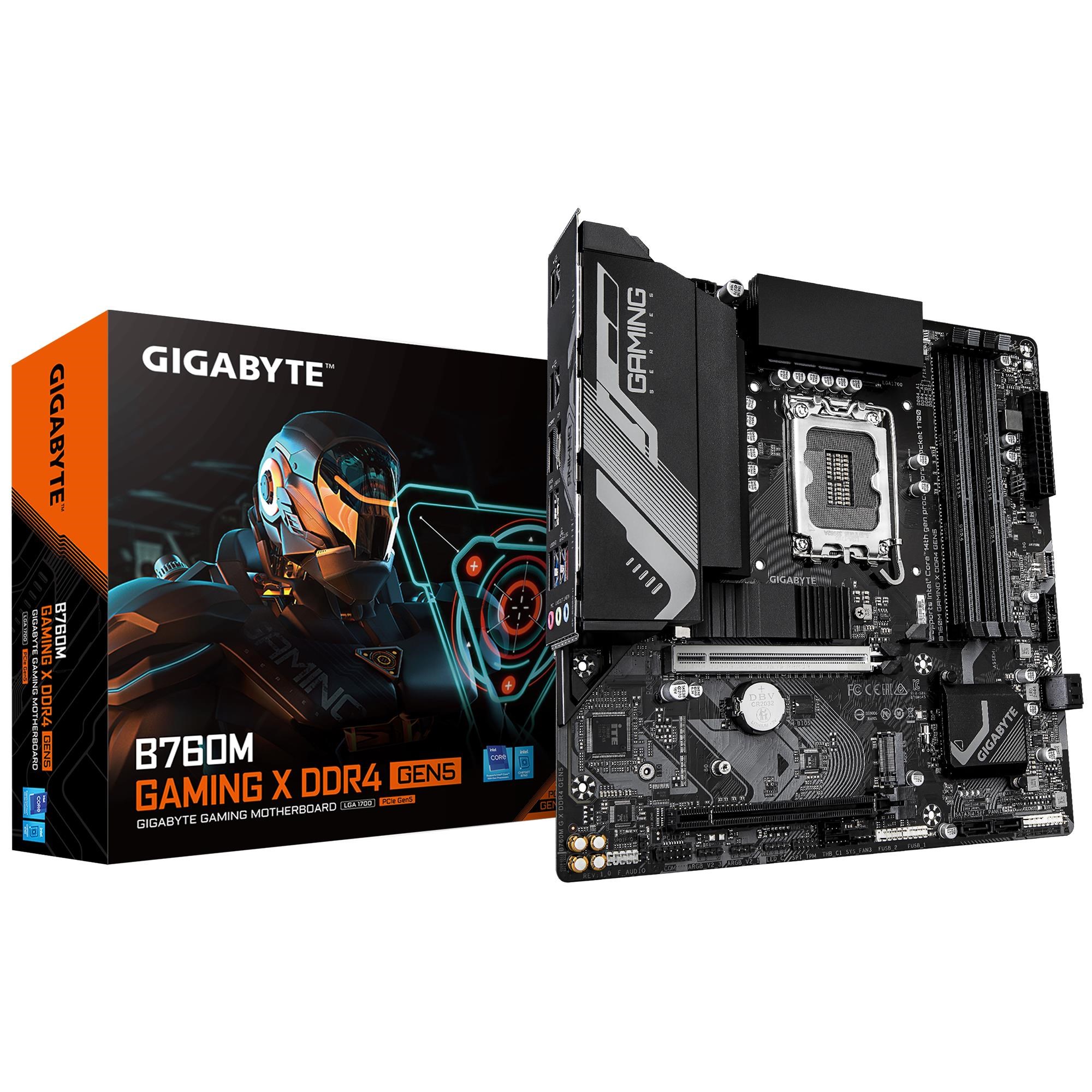 GIGABYTE B760M GAMING X DDR4 GEN5 Bundkort - Intel B760 - Intel LGA1700 - DDR4 RAM - Micro-ATX Bundkort B760M G X DDR4 GEN5