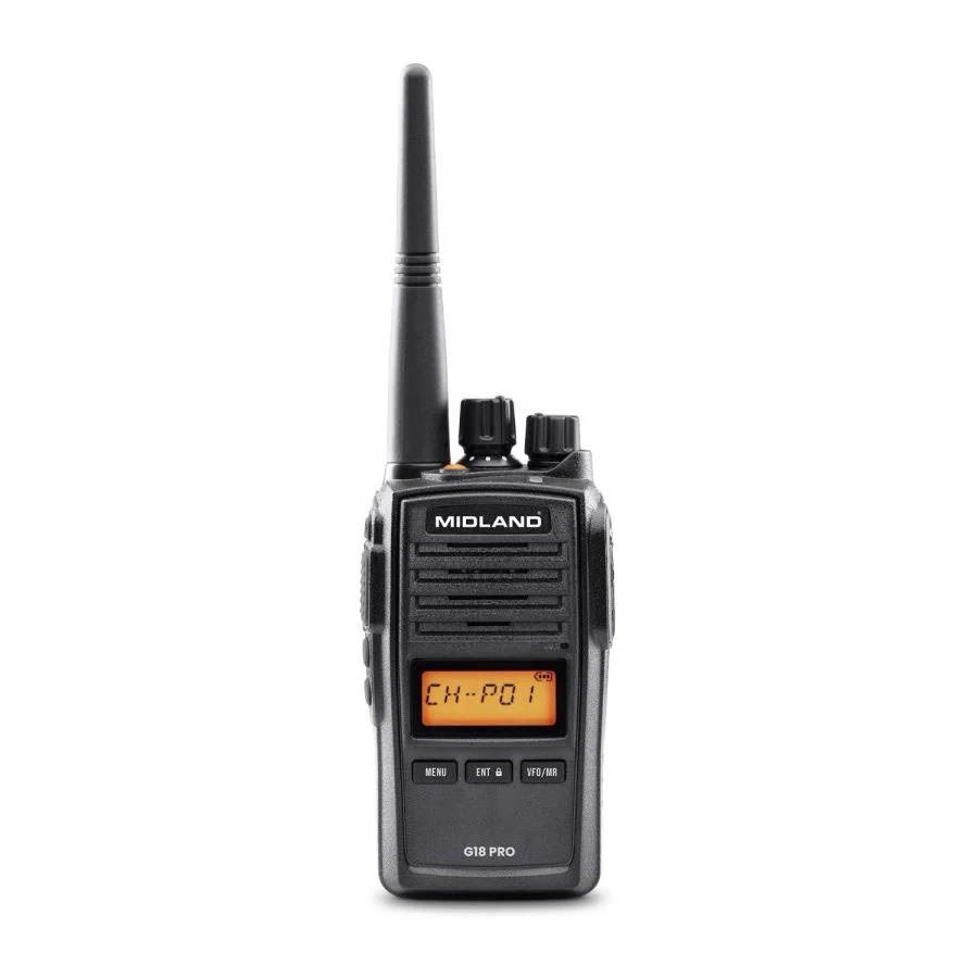 MIDLAND G18 Pro Black Walkie Talkie C1145
