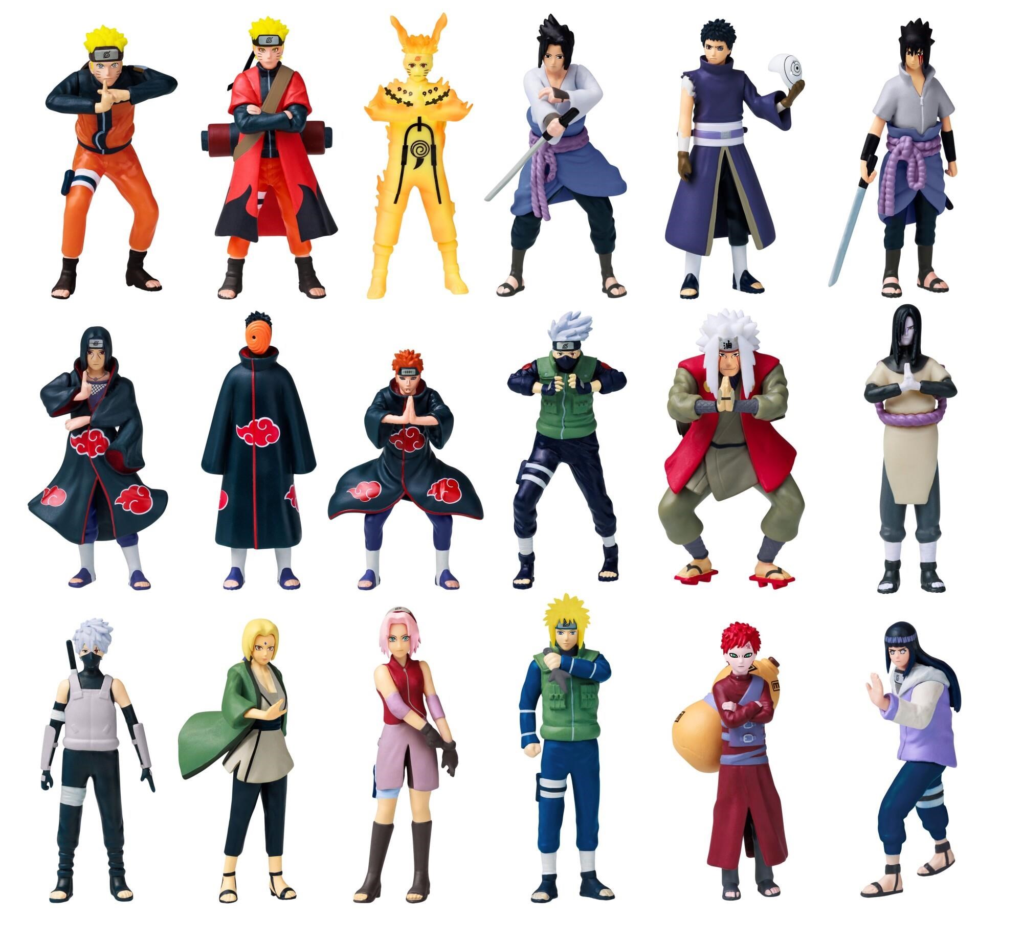Naruto Shippuden 7 cm Figure 6 pack Deluxe box - assorted Figur 2060NSH