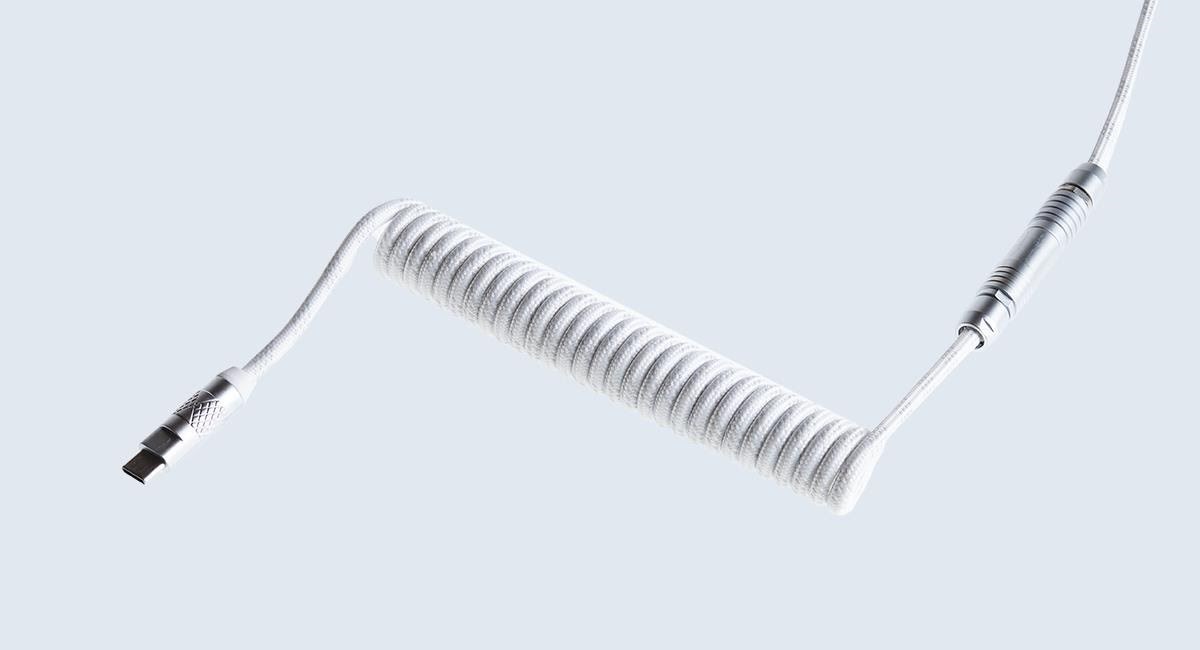 Wooting Premium Cable Set - Just White - Opgraderings tilbehør - Hvid Tastatur CB3-CTC-PHG-WHGY1