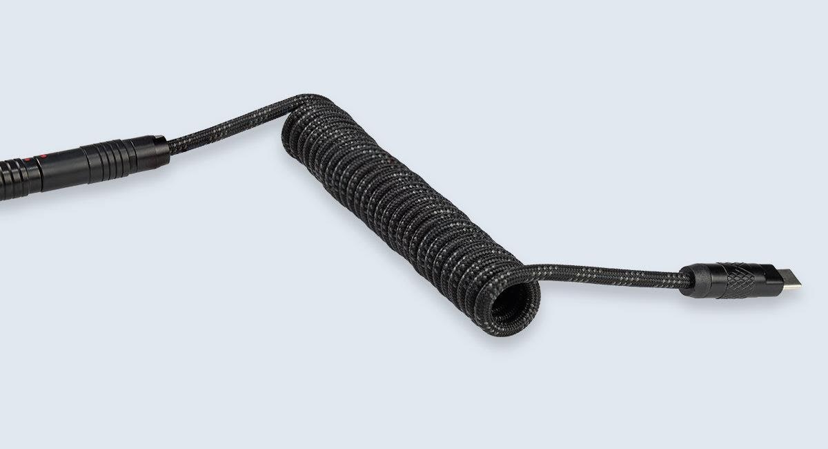 Wooting Premium Cable Set - Stealth - Opgraderings tilbehør - Sort Tastatur CB3-CTC-PHG-BKGY1