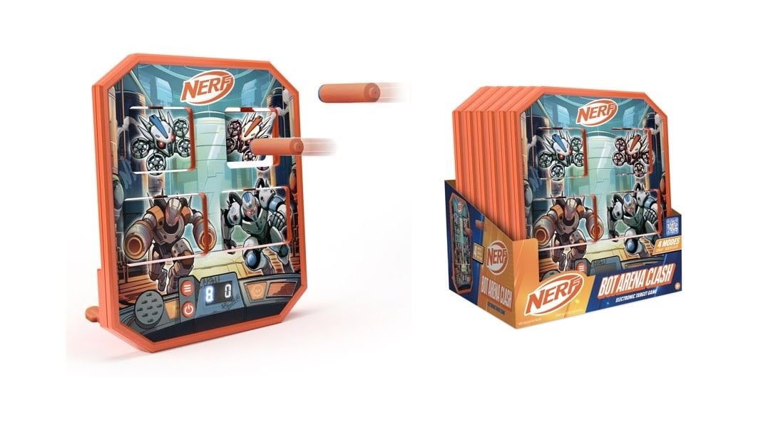 NERF Robots Battle Arena ElectronicTarget Game Legetøjsvåben 401011