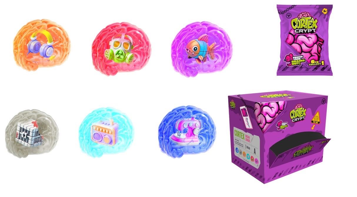 Cortex Crypt Squishy Brains 10cm - assorted Figur 400010