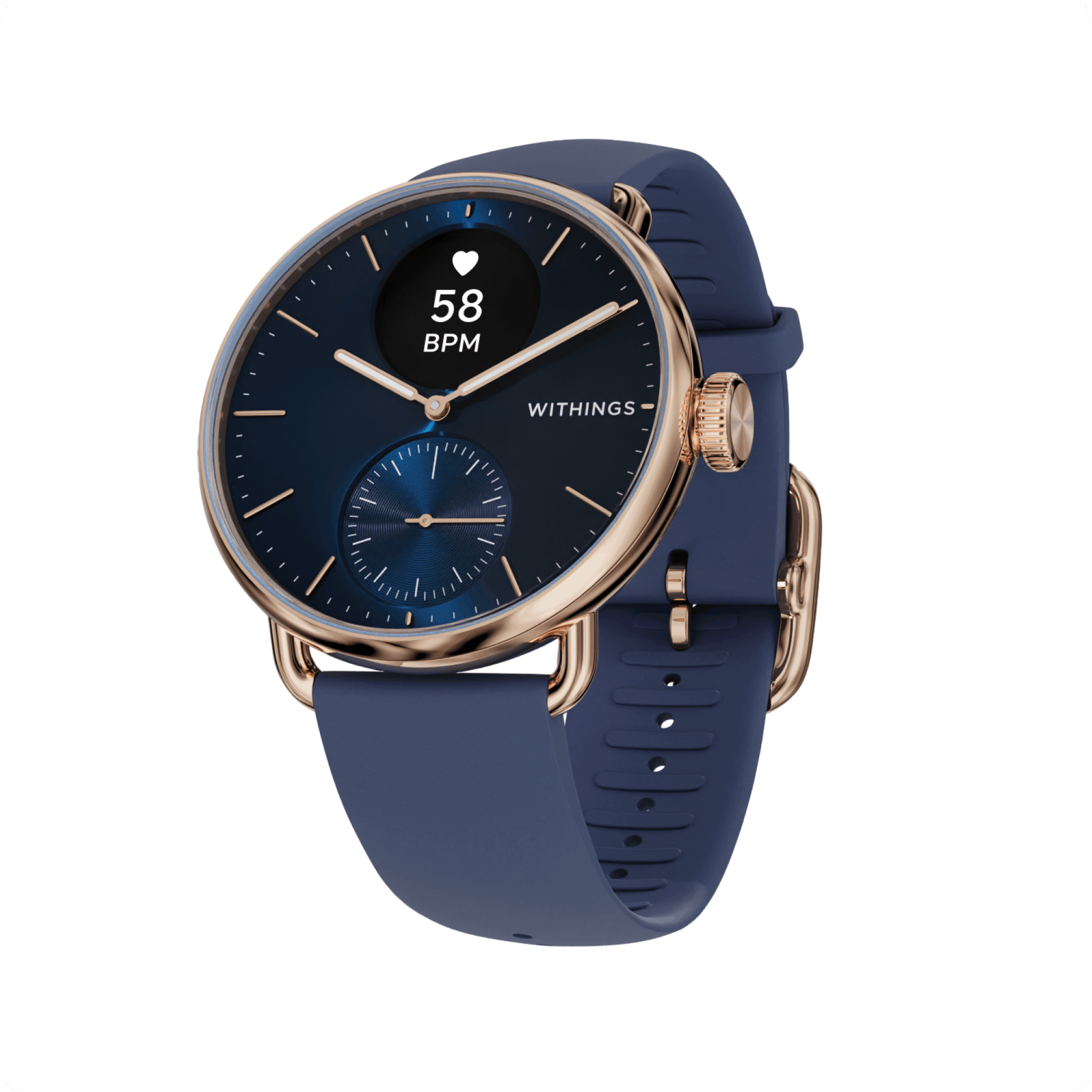 Withings Scanwatch 2 - 38mm - Blue Rose Gold Smartwatch Blå HWA10-model 6-All-Int