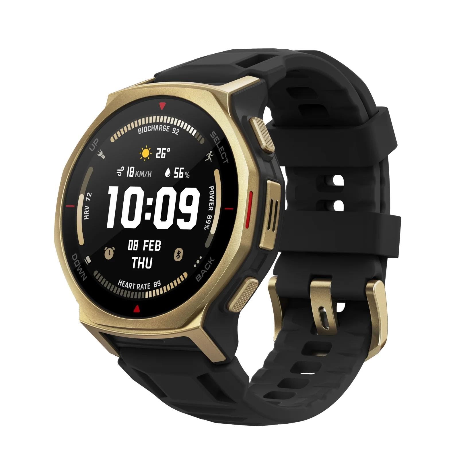 Amazfit T-Rex 3 Pro 44mm - Black Gold Smartwatch Guld W2548GL1N