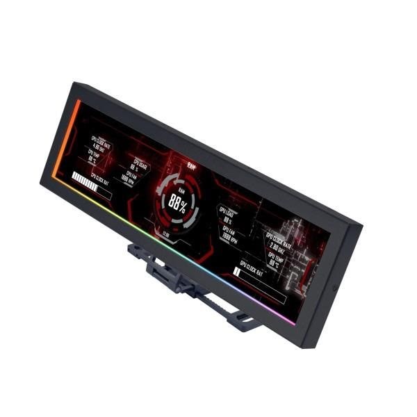 Lian Li 8.8" Universal Screen Black Systemtilbehør G89.SM088X.00