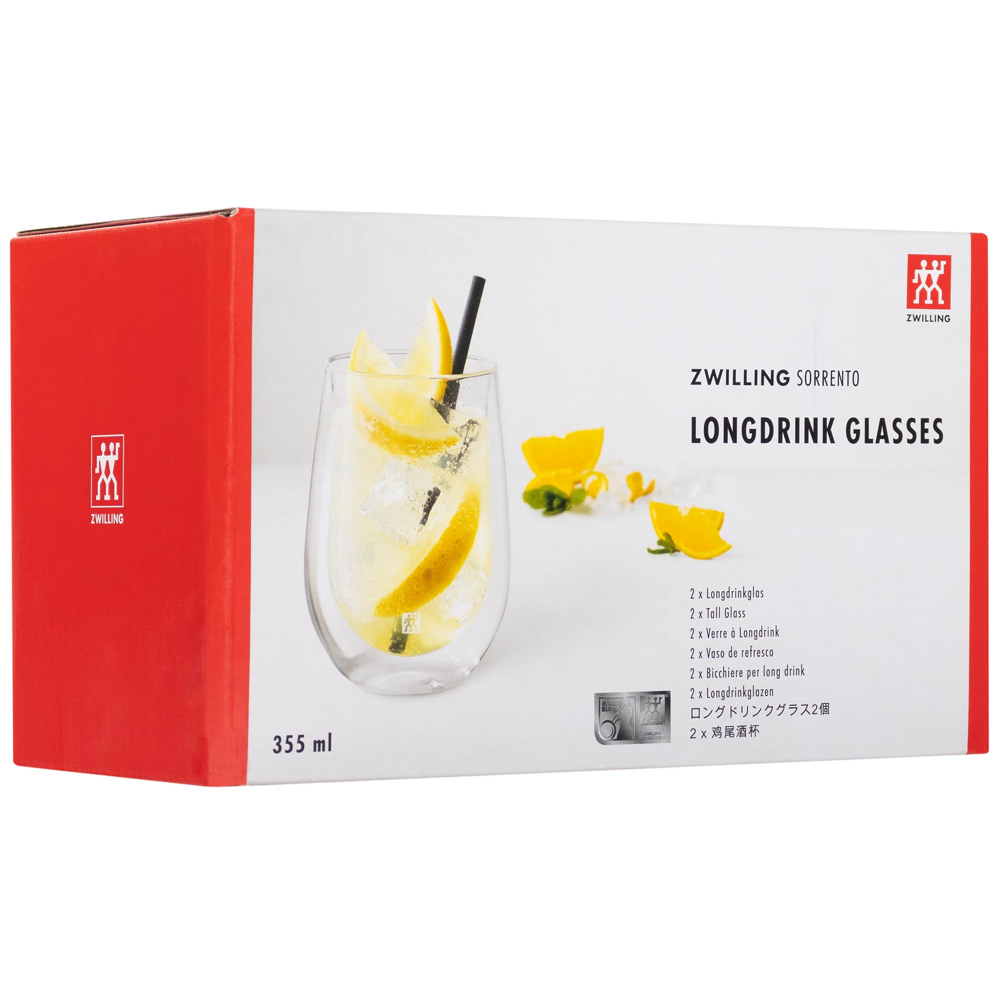 Zwilling - Sorrento Bar Long Drink 350 ml - Set of 2 Borddækning 4009839397813