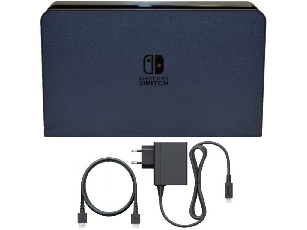 Nintendo Switch OLED Dock Set - Black - Nintendo Switch OLED