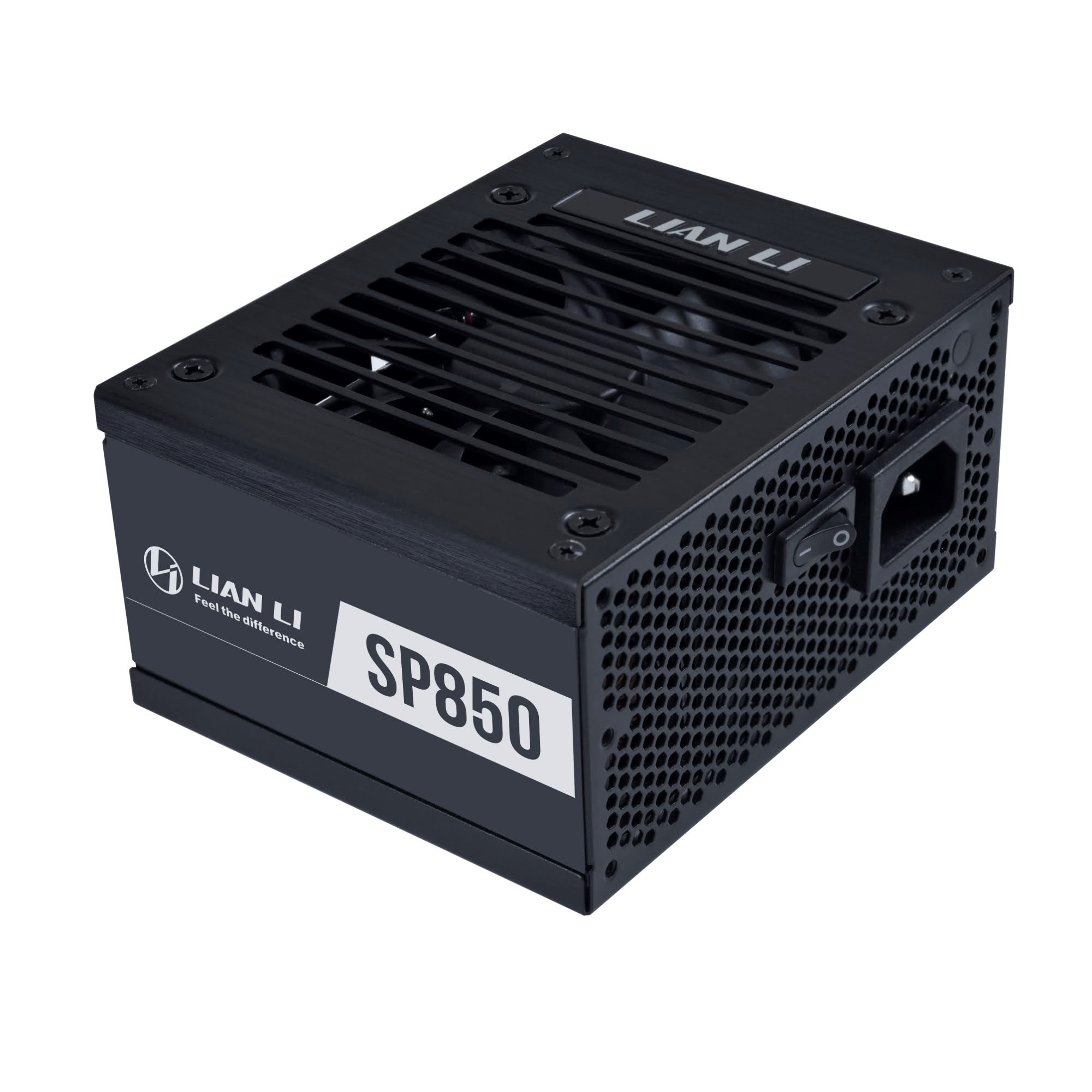 Lian Li SP850 V2 (Black) Strømforsyning - 850 Watt - 92 mm - ATX - 80 Plus Gold certified Strømforsyning Sort G9P.SP0850G.B000.EU