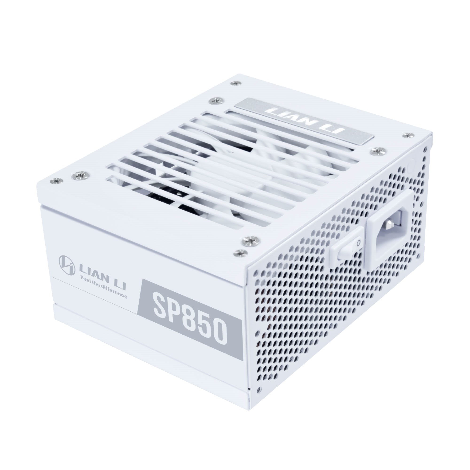 Lian Li SP850 V2 (White) Strømforsyning - 850 Watt - 92 mm - ATX - 80 Plus Gold certified