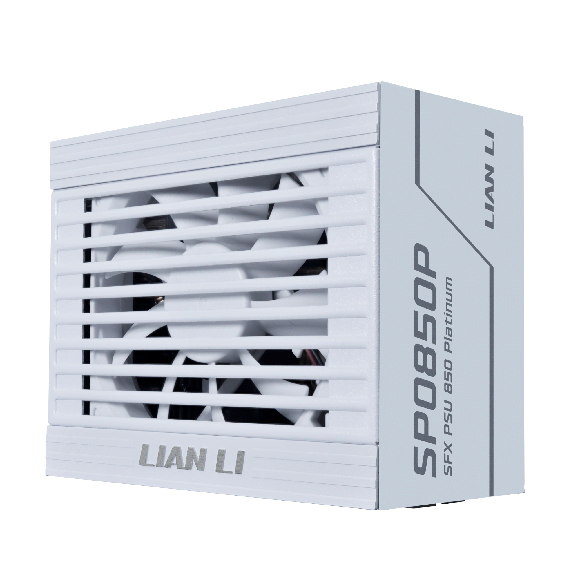 Lian Li SP850P SFX (White) Strømforsyning - 850 Watt - 92 mm - ATX 3.1 - 80 Plus Platinum certified Strømforsyning Hvid G9P.SP0850P.W000.EU