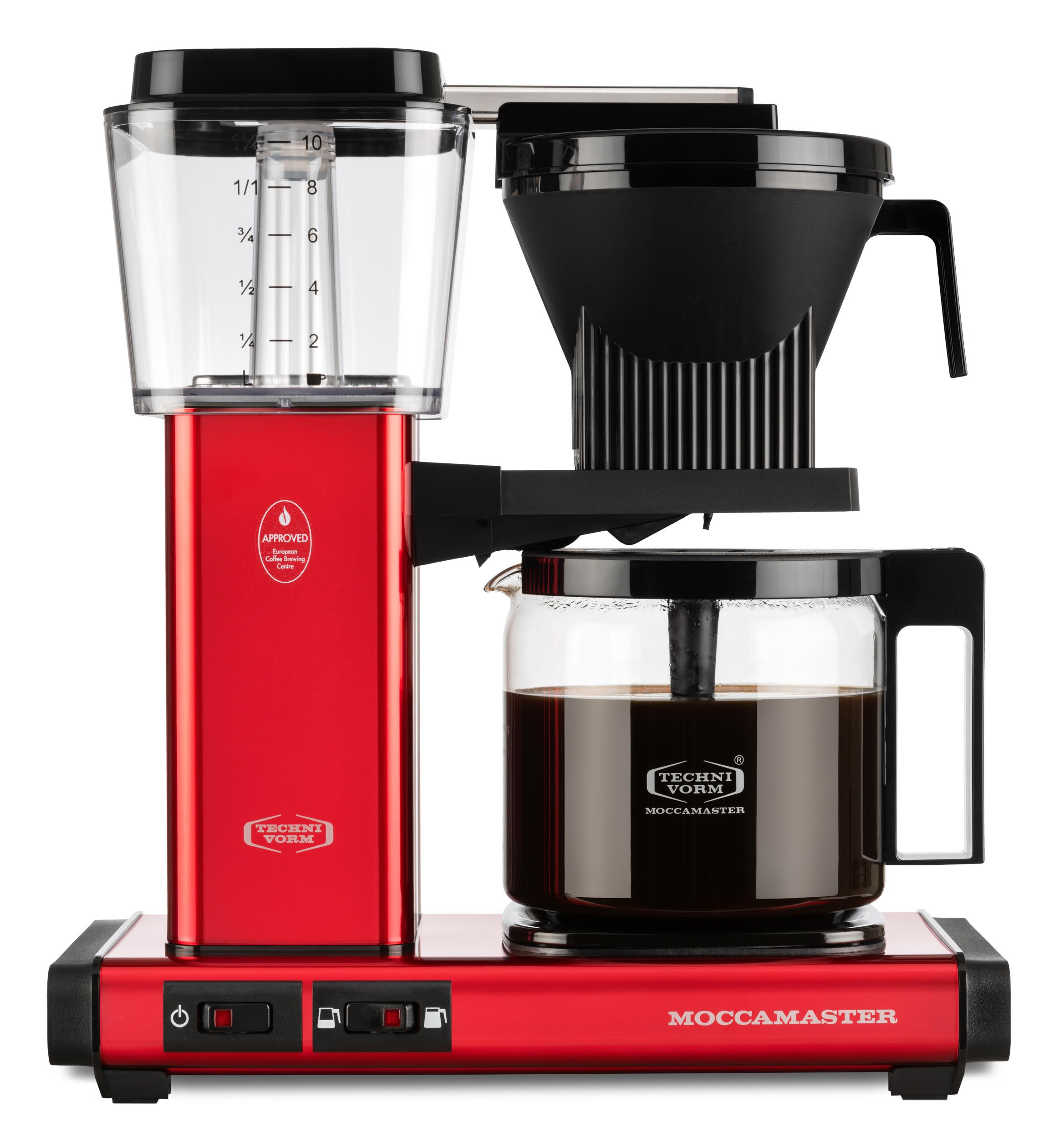 Moccamaster Optio Red Metallic Kaffemaskine Rød 53616