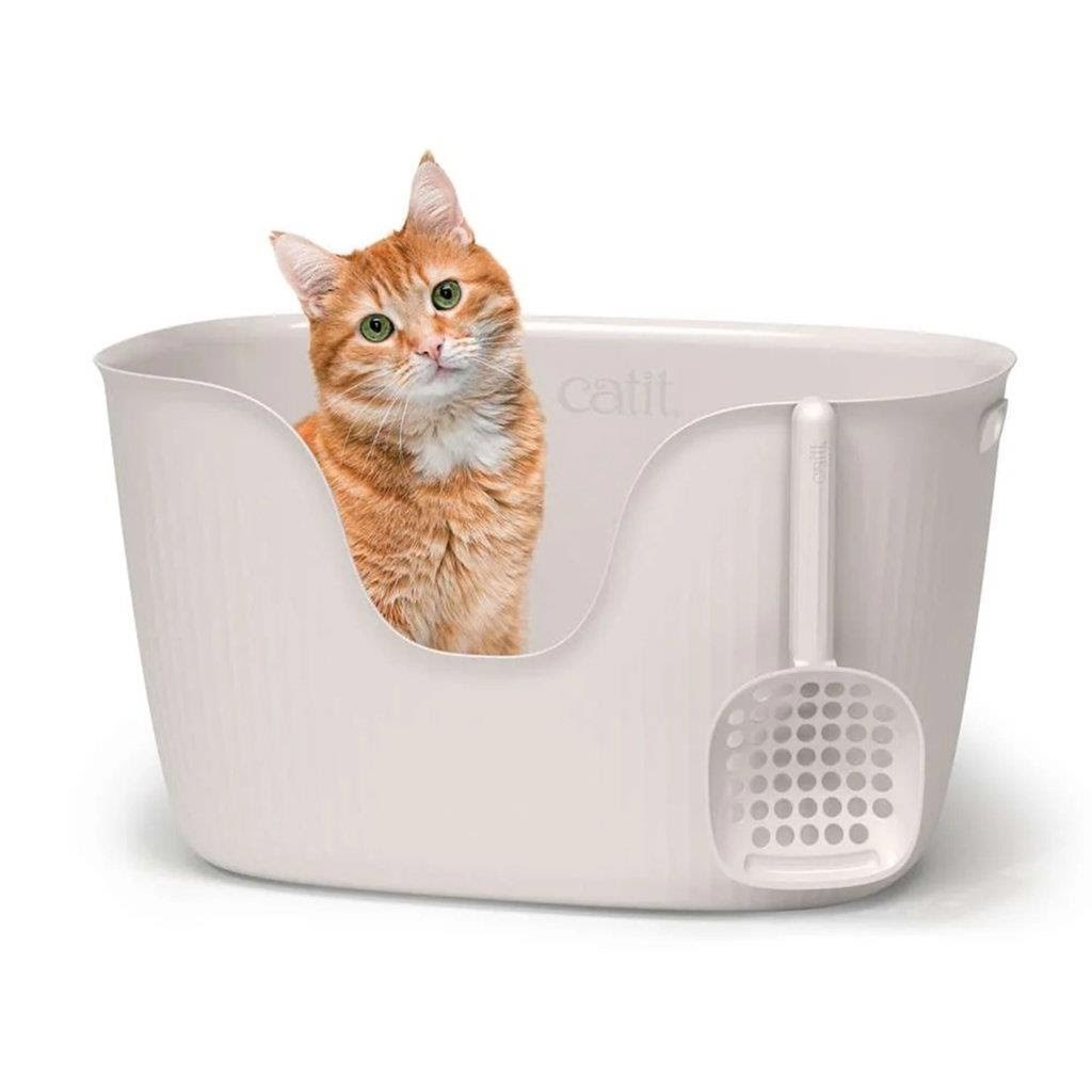 Catit LOO Kattebakke m/opsamlingsske, Hvid Katteudstyr 775.1110