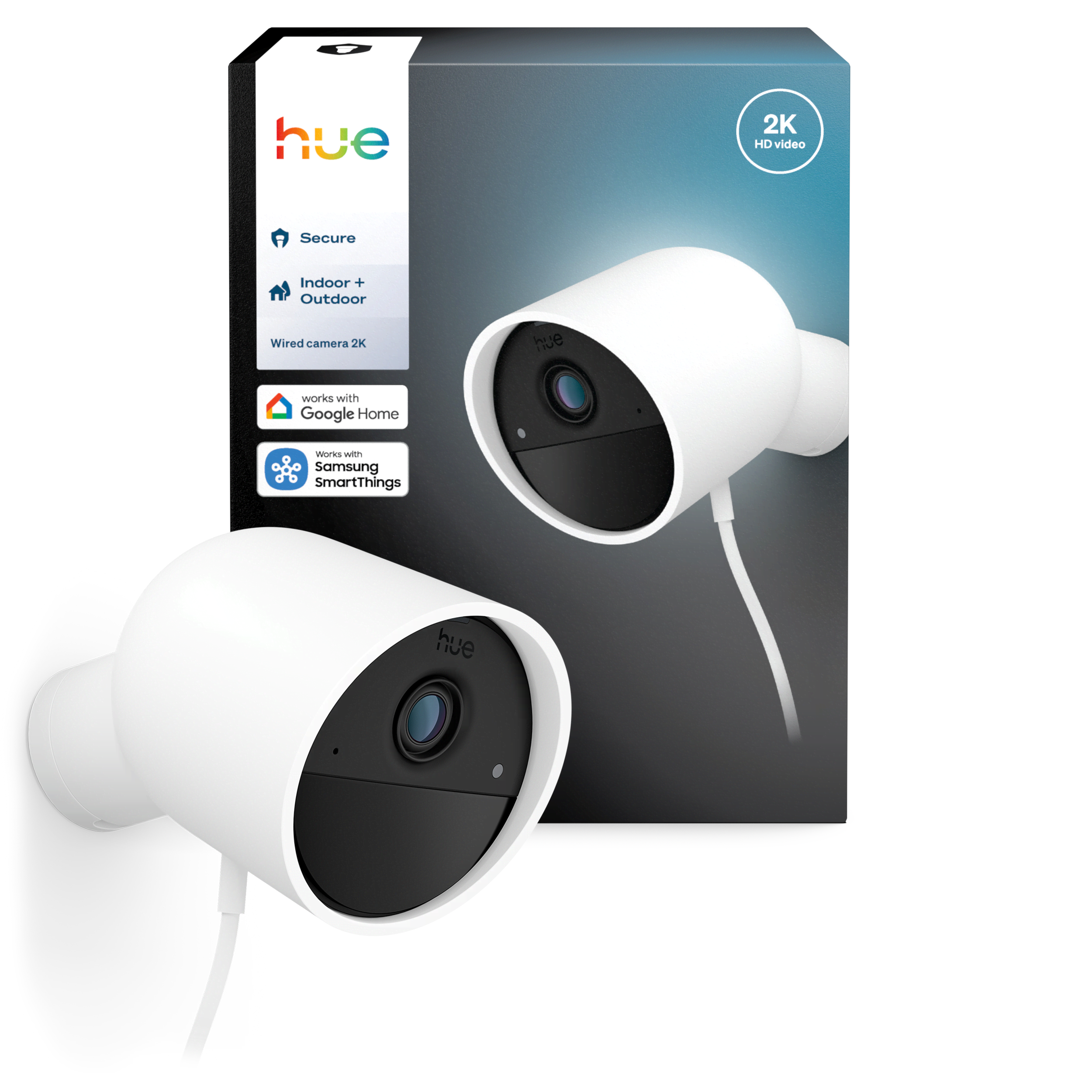 Philips Hue Secure 2K kablet kamera - hvid Smart Home 929004258601