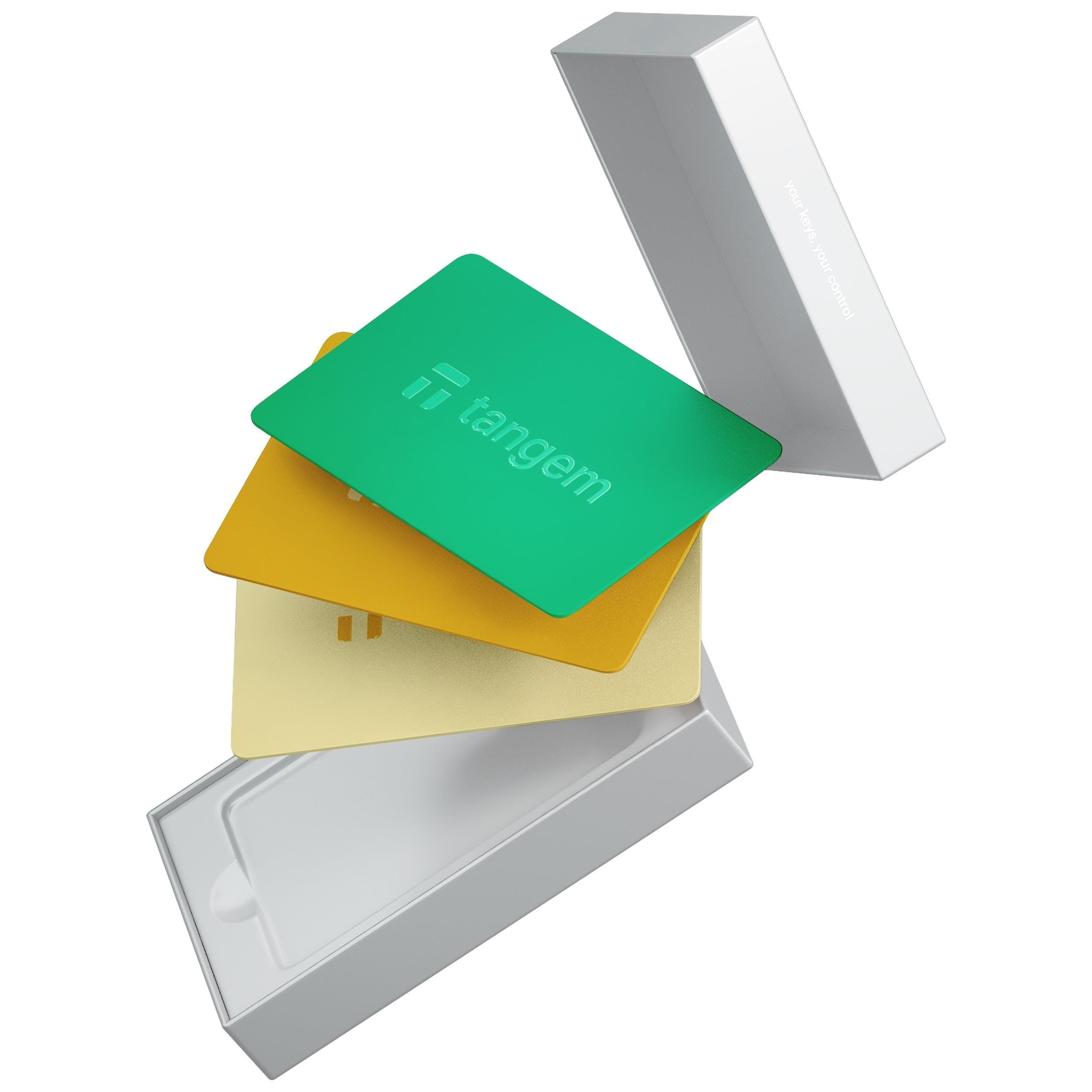 Tangem Wallet - 3-card set - Sun Drop Systemtilbehør TG-SPRING2