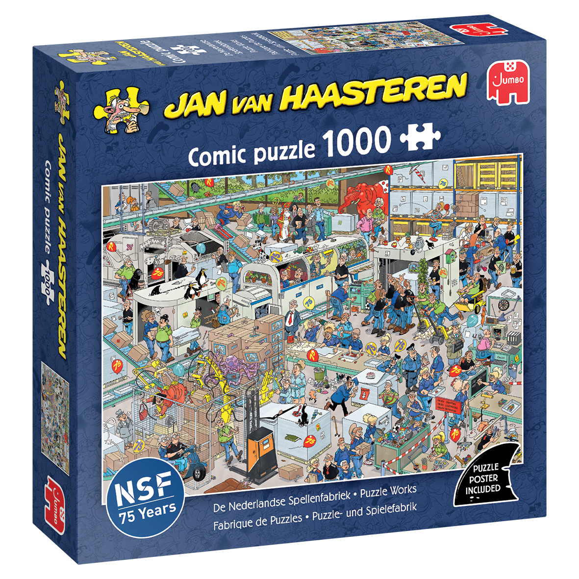 Jan van Haasteren Puzzle Works (1000) Puslespil 1110100539
