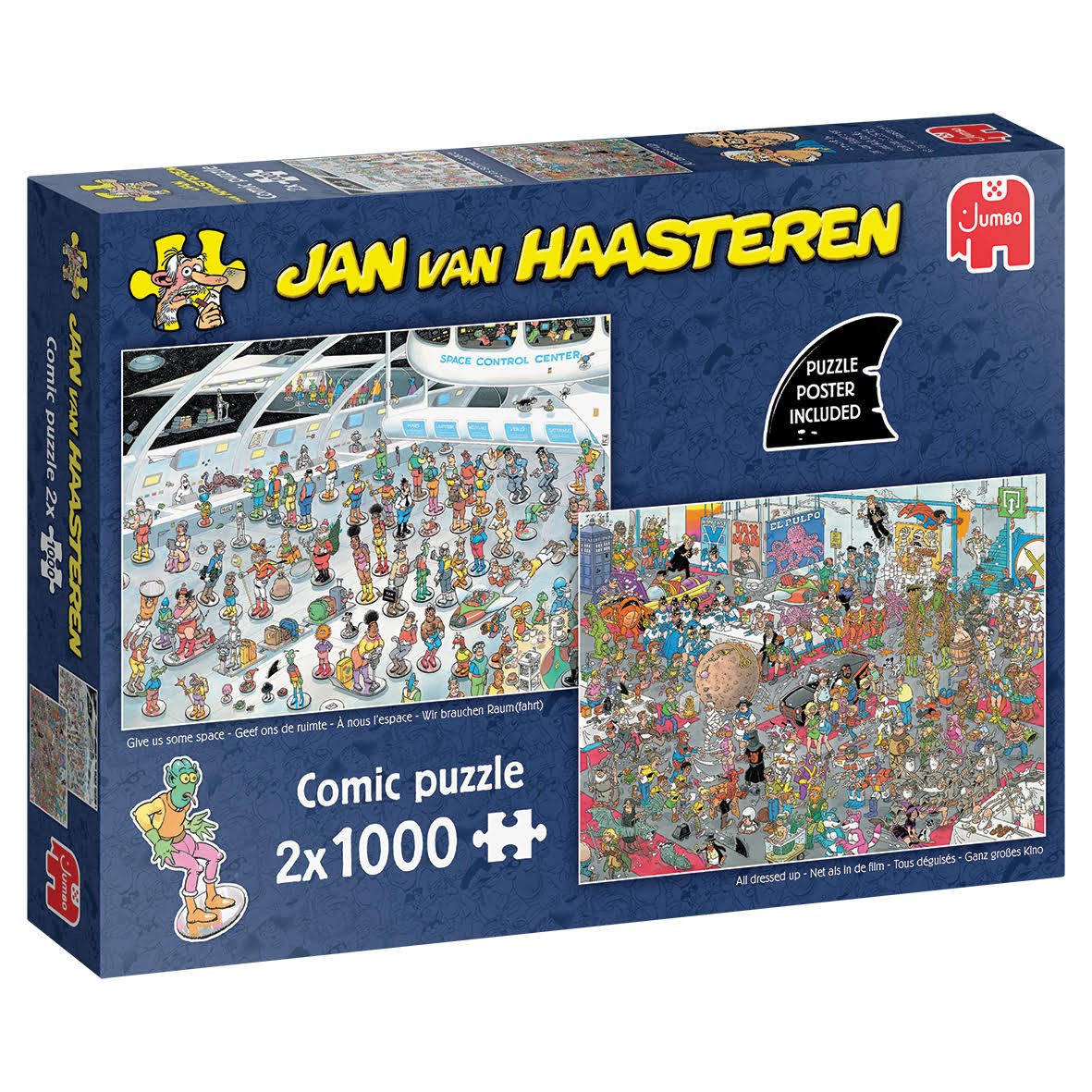 Jan van Haasteren Give us some space & All dressed up (2×1000)