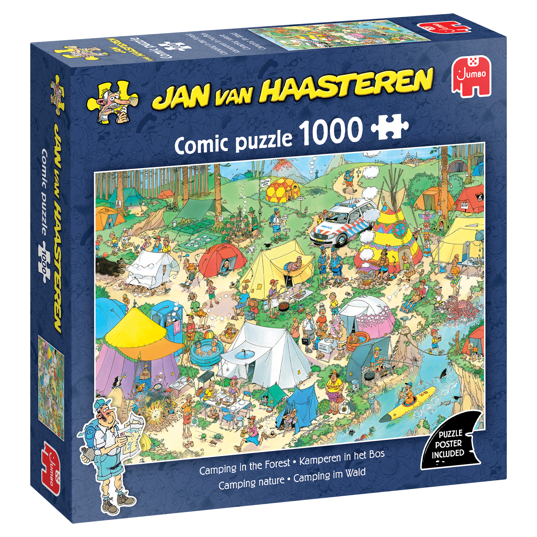 Jan van Haasteren Camping in the Forest(1000) Puslespil 707-1110100603