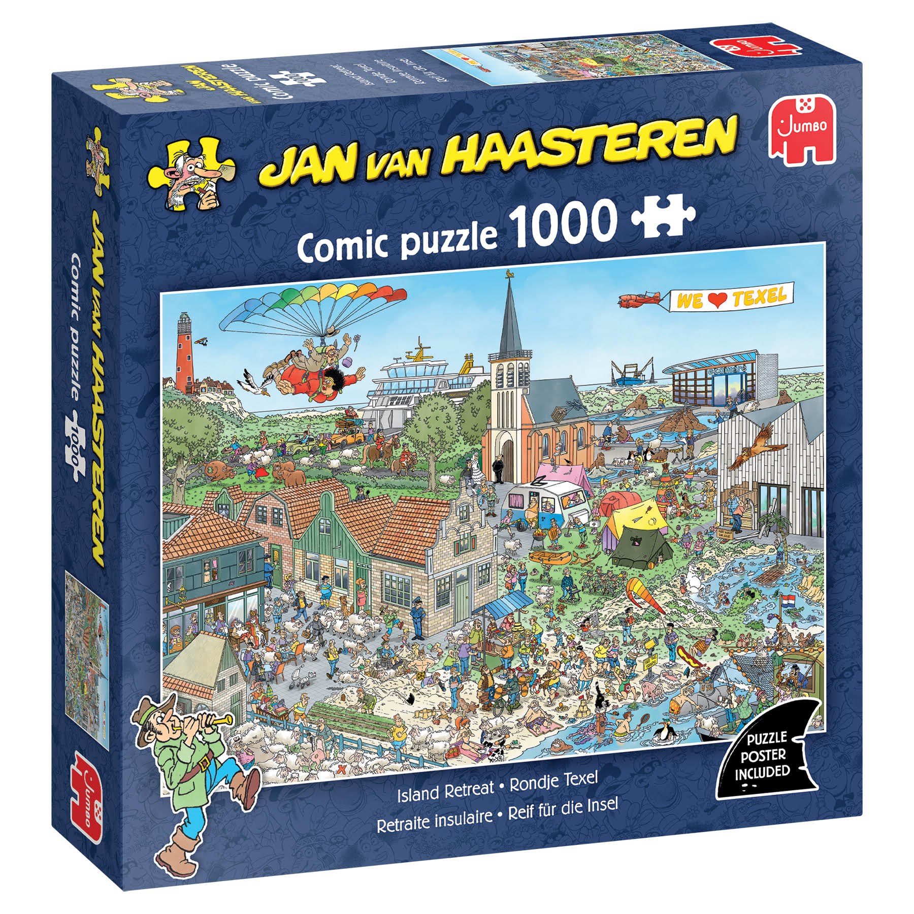 Jan van Haasteren Island Retreat (1000) Puslespil 1110100606