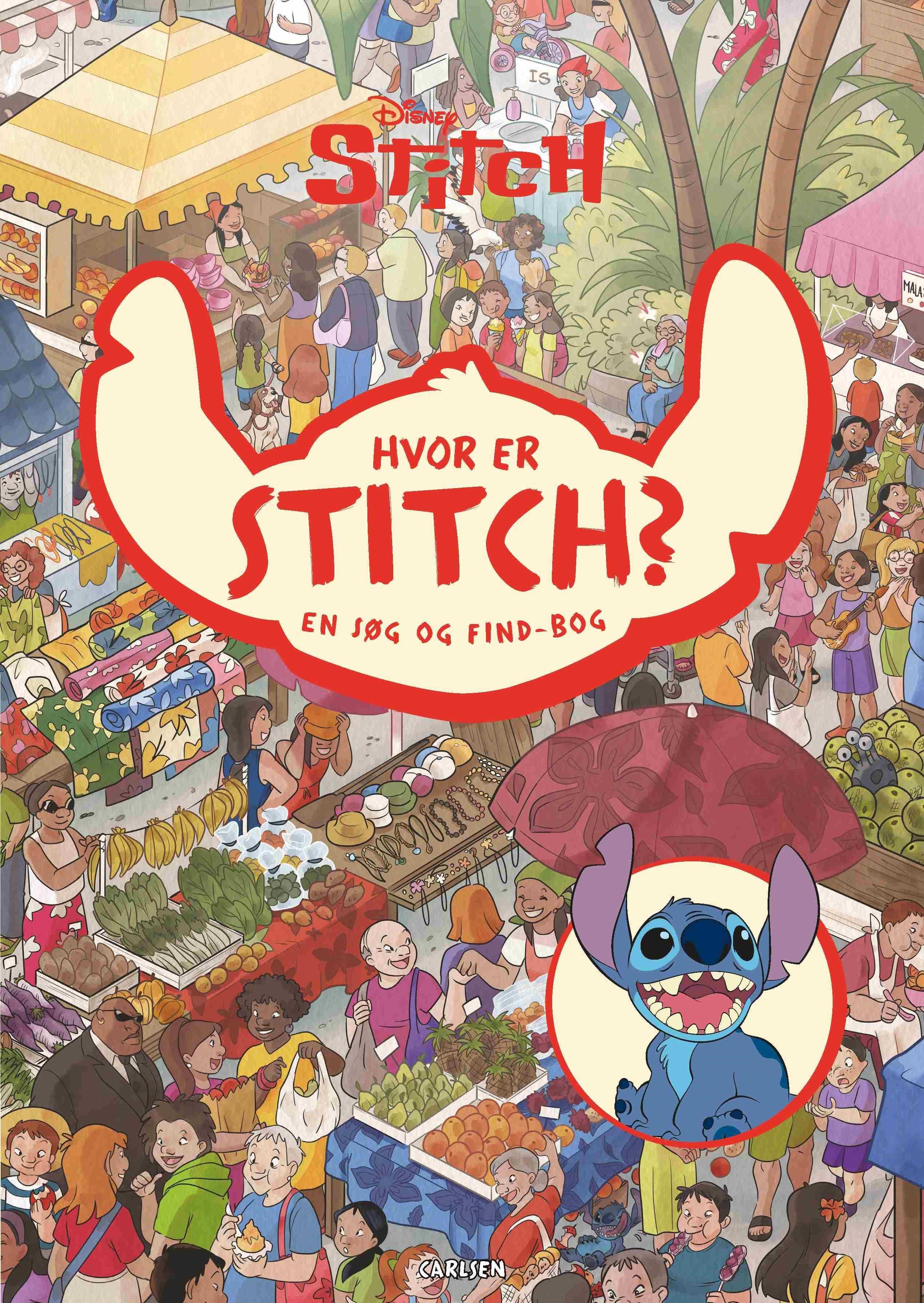 Hvor er Stitch? En søg og find-bog - Børnebog - Hardcover Børnebog 9788727251738