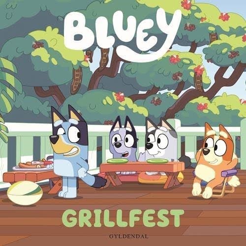 Bluey - Grillfest - Børnebog - Papbog Børnebog 9788702427769