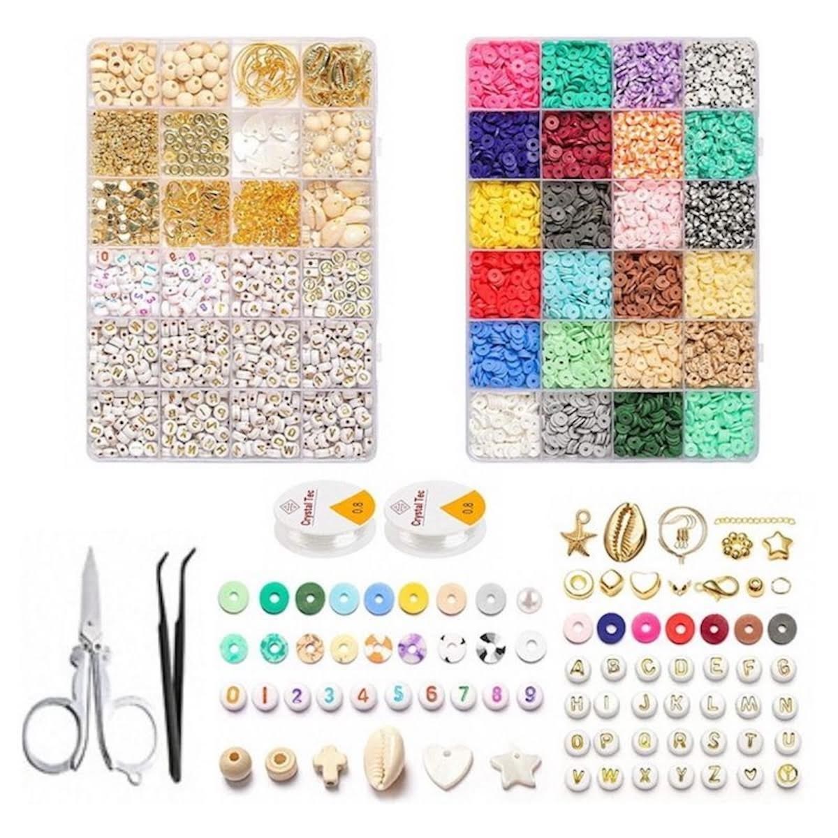 Pro Boheme Smykkesæt - Heishi & Charms Perler - 6000 stk Hobby Artikler 7110-3