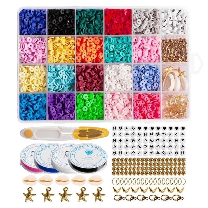 Pro Starter Smykkesæt - Heishi Perler - 2000 stk Hobby Artikler 7110