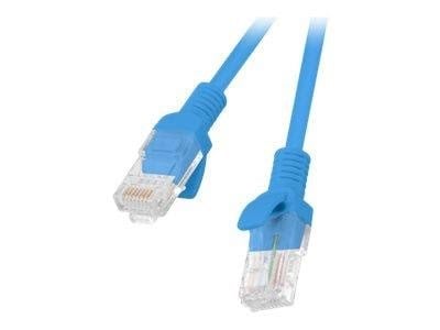 Lanberg patch cable - 1 m - blue RAL 5012 - Blå - 1m Netværkskabel PCU5-20CC-0100-B