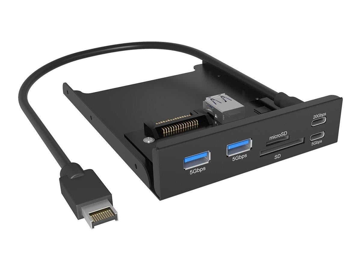 ICY BOX IB-HUB1419-i3 USB hub - 4 ports - Sort Usb Hub