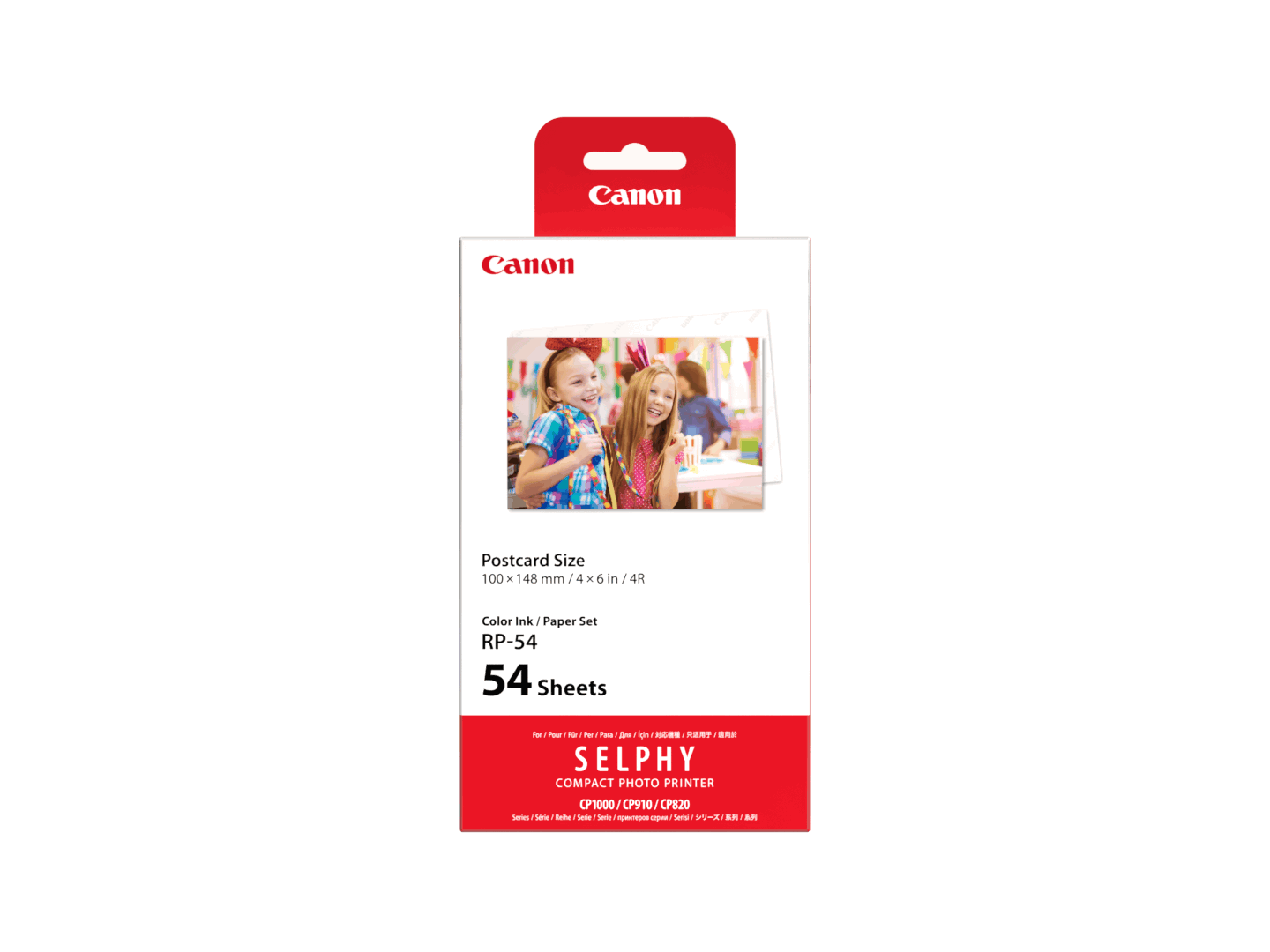 Canon RP-54 Color Ink Paper Set for Selphy Fotopapir 8567B001