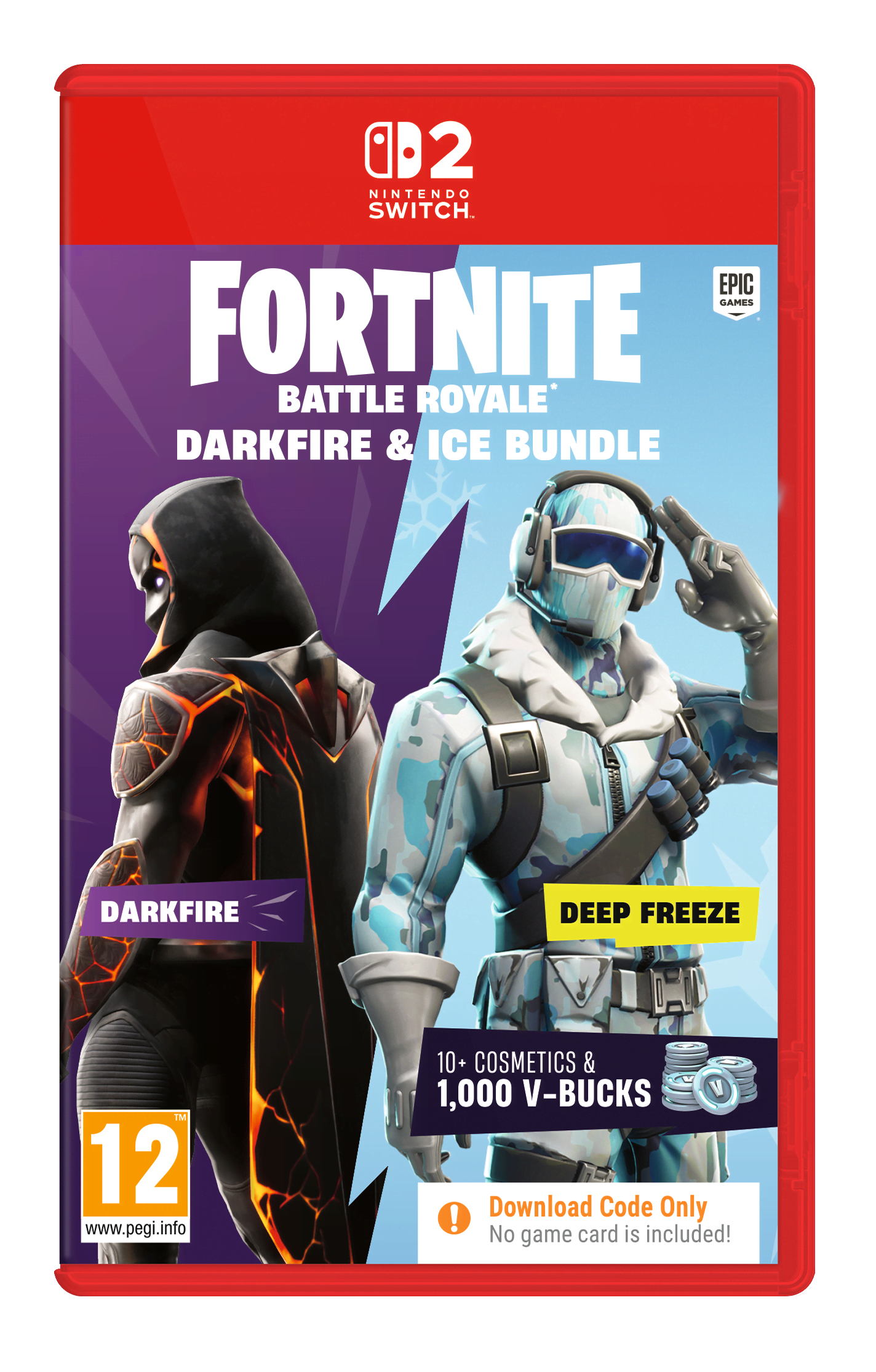 Fortnite: Darkfire & Ice Bundle (Code in a Box) - Nintendo Switch 2 - Action Spil 5056635618313