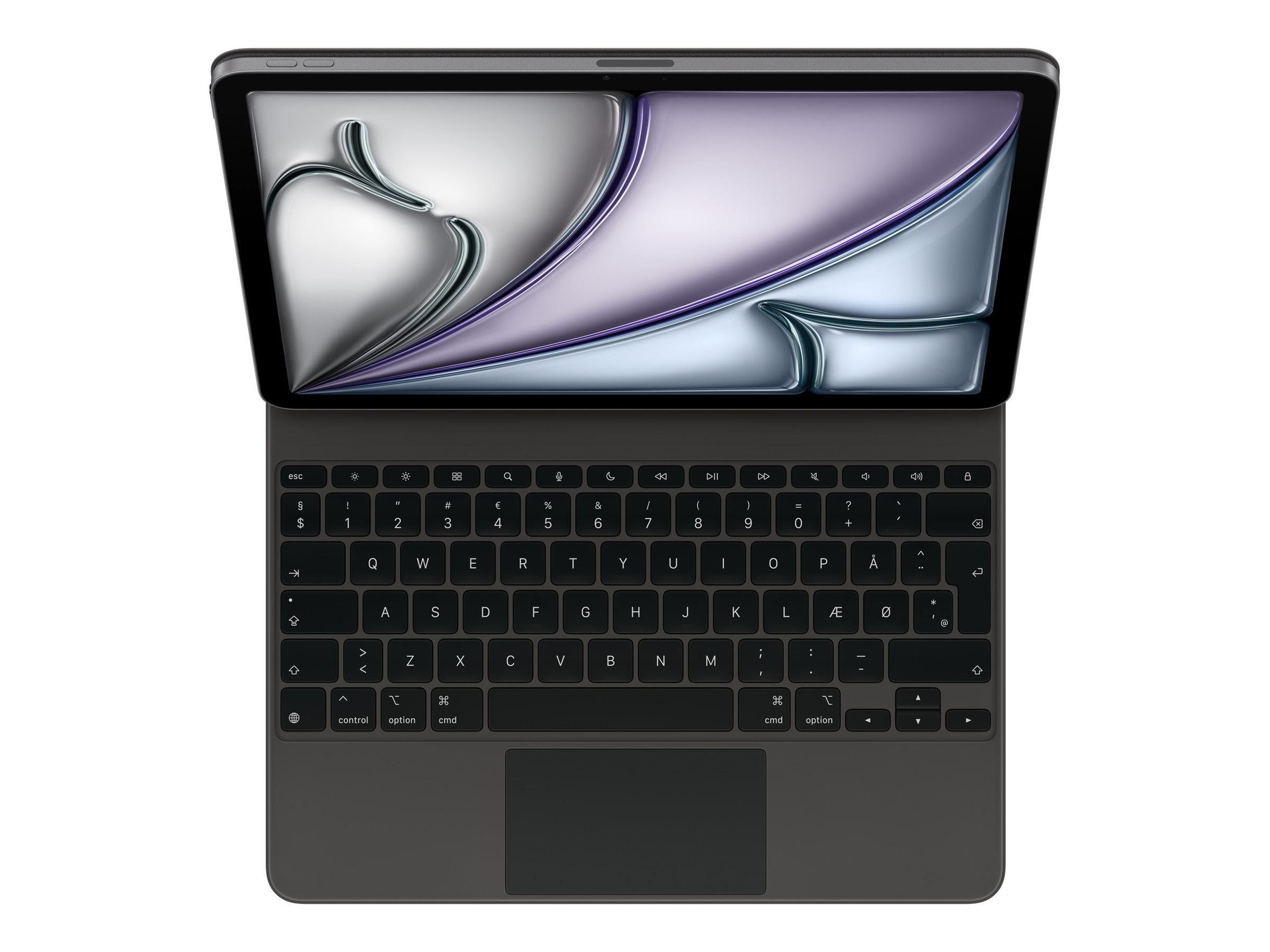 Apple Magic Keyboard for iPad Air 13" M4 | M3 | M2 - Danish - Black - Tastatur & Folio sæt - Dansk - Sort Tastatur MGYY4DK/A