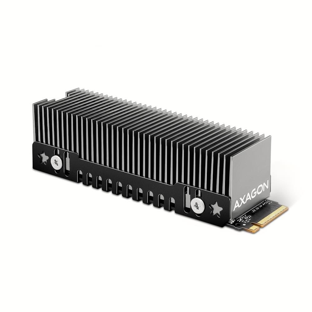 AXAGON Aluminium køleplade til M.2 SSD 20 mm Lagringstilbehør CLR-M2XT