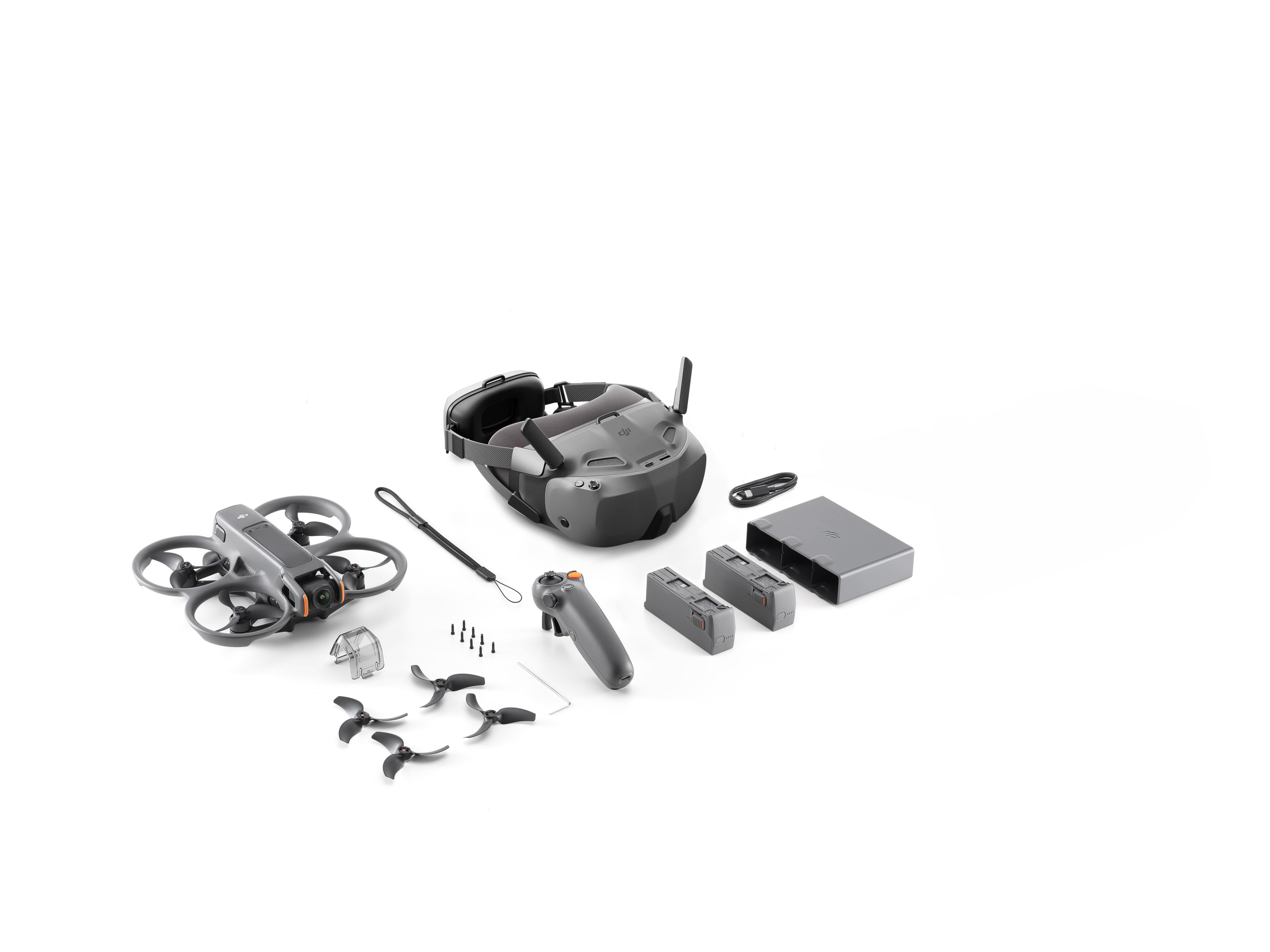 DJI - Avata 2 Fly Smart Combo (Three Batteries) - 377 g - C1 Drone CP.FP.00000265.01