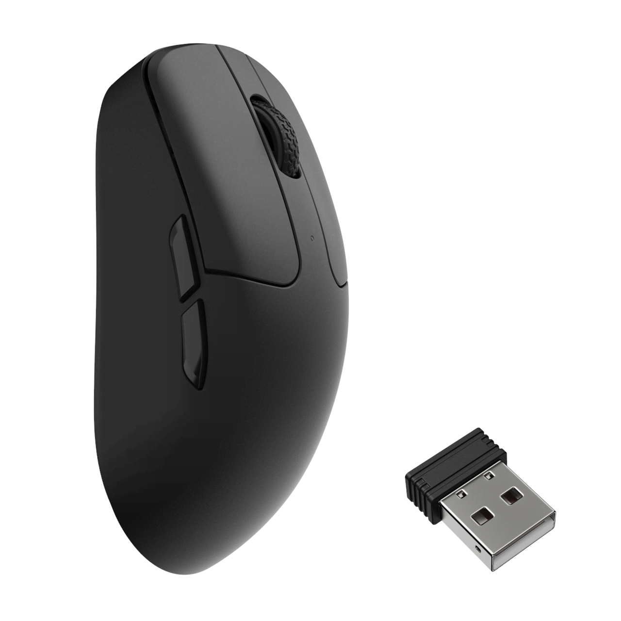 Keychron M2 Ultralight 55g Wireless 8K - Gaming Mus - Optisk - 5 knapper - Sort Mus M2-A23