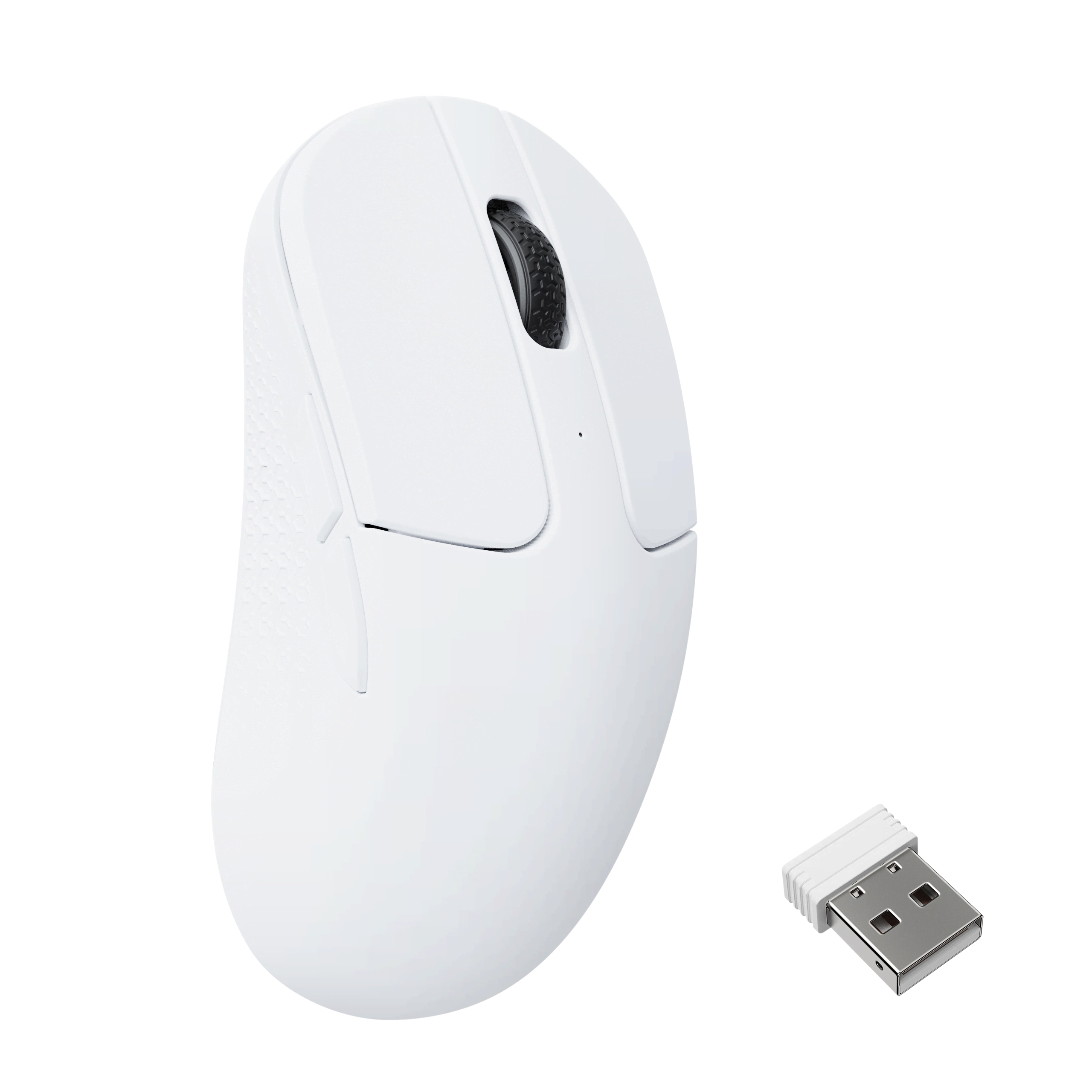 Keychron M3 Mini Ultralight 55g Wireless 8K - Gaming Mus - Optisk - 5 knapper - Hvid