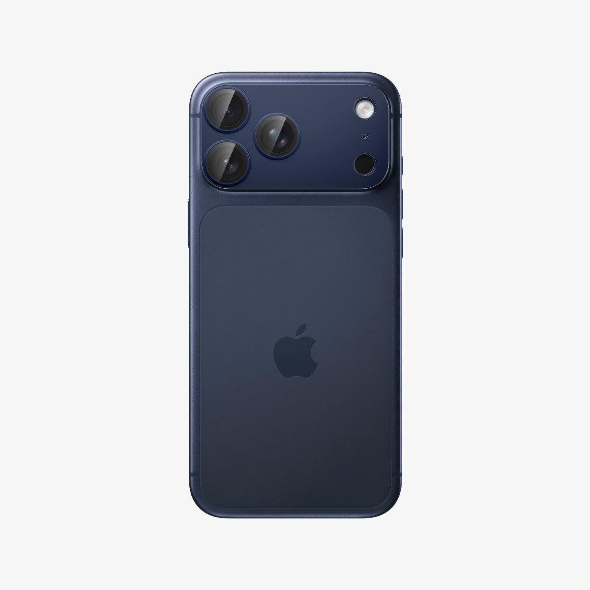 Spigen Glass tR EZ Fit Optik Pro XL 1 Pack - blue - iPhone 17 Pro Beskyttelsesglas AGL10646
