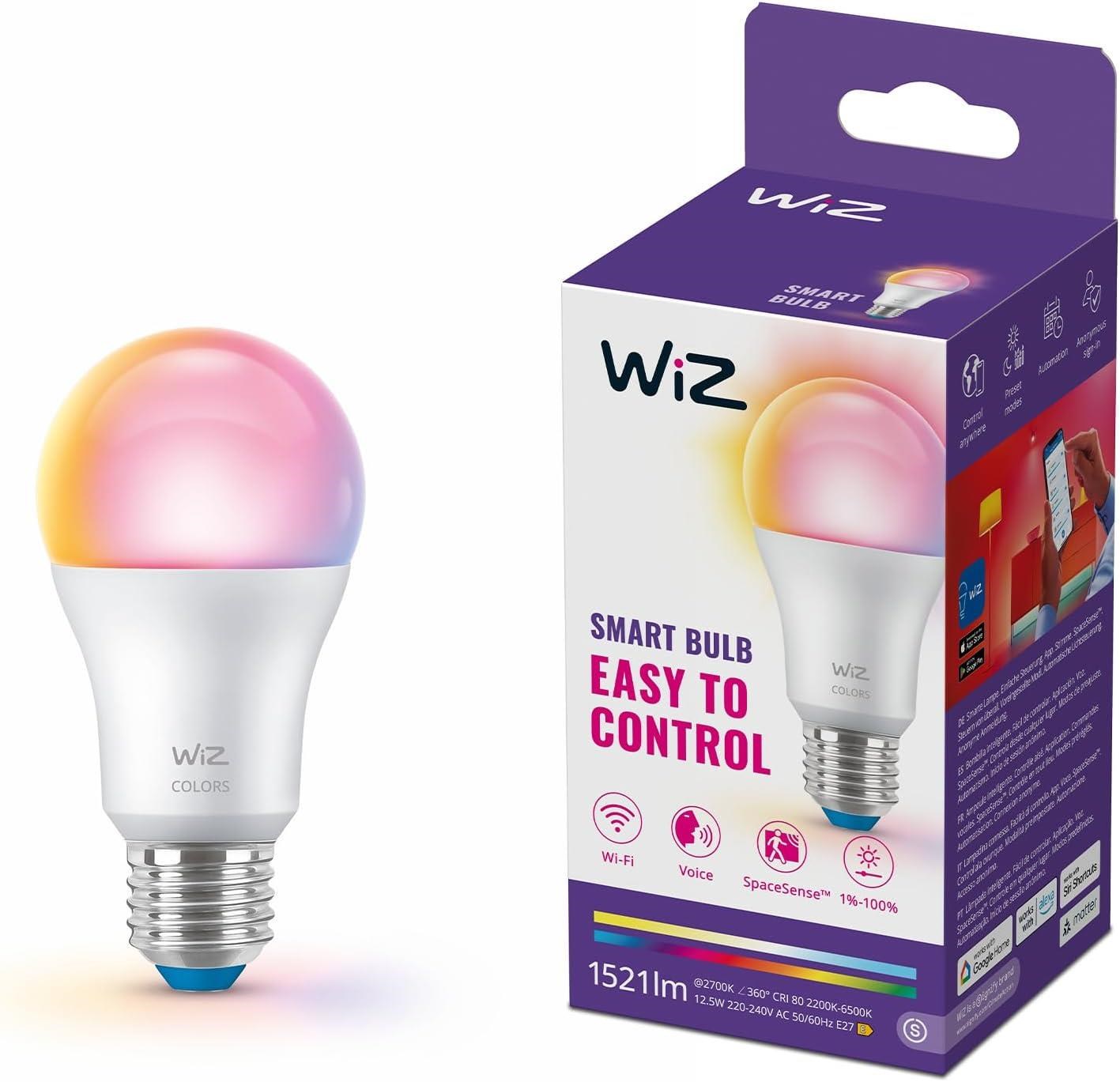 WiZ Smart LED A60 - fuld farve og tunbar hvid E27 Smart Home 929004583322