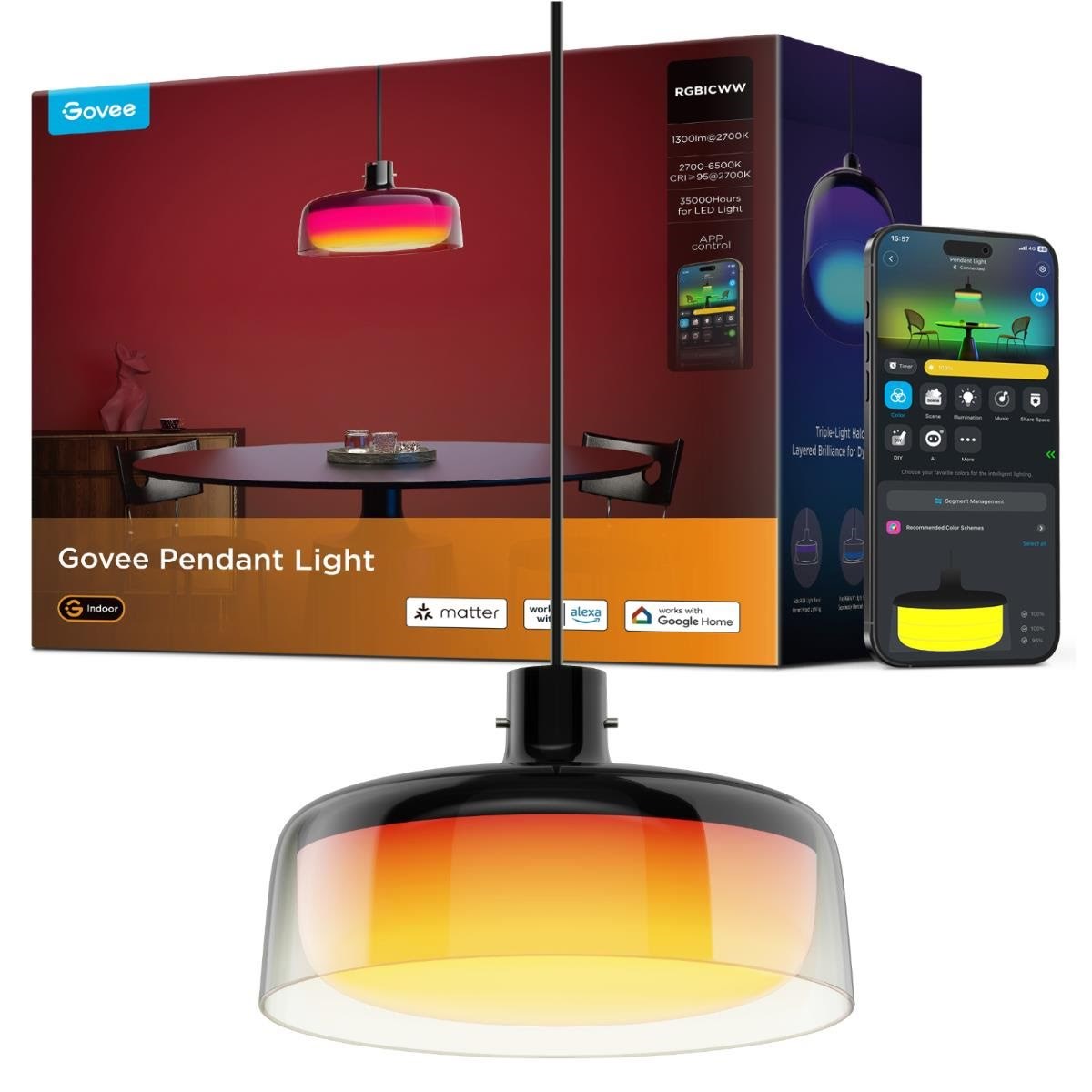 Govee Pendant Light Smart Home H60C13F1