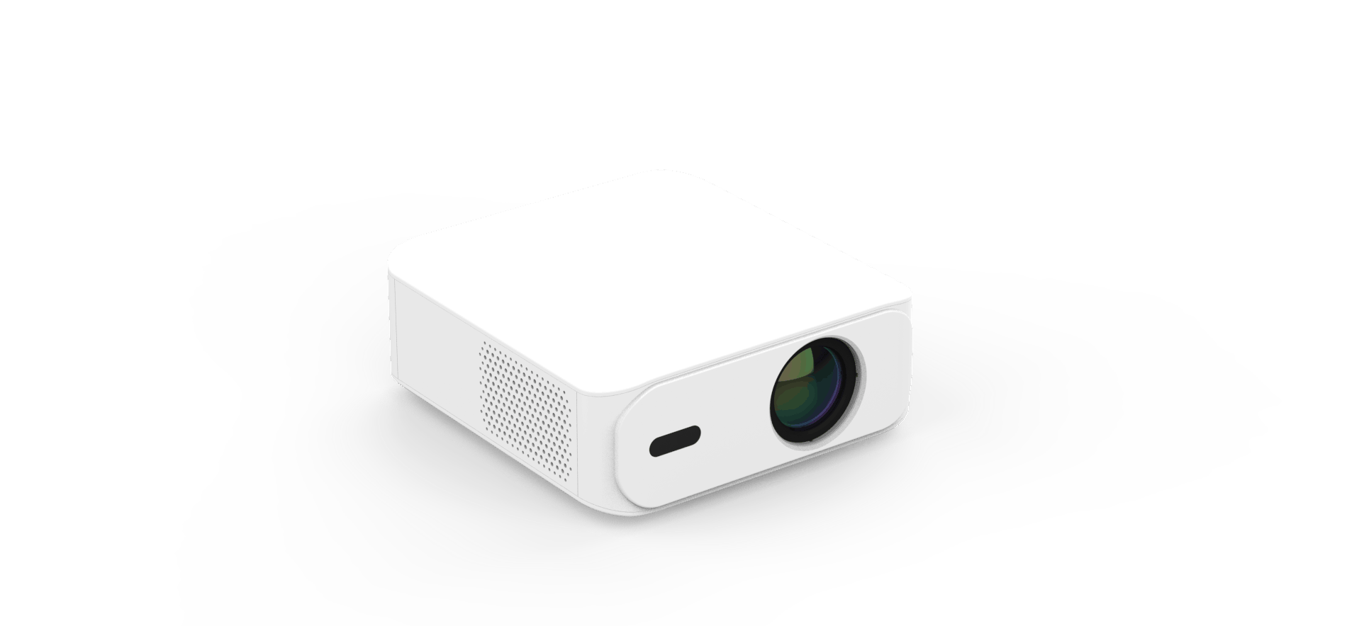 DENVER Projektor PR-4300 - 3840 x 2160 - 400 ANSI lumens Projektor Hvid