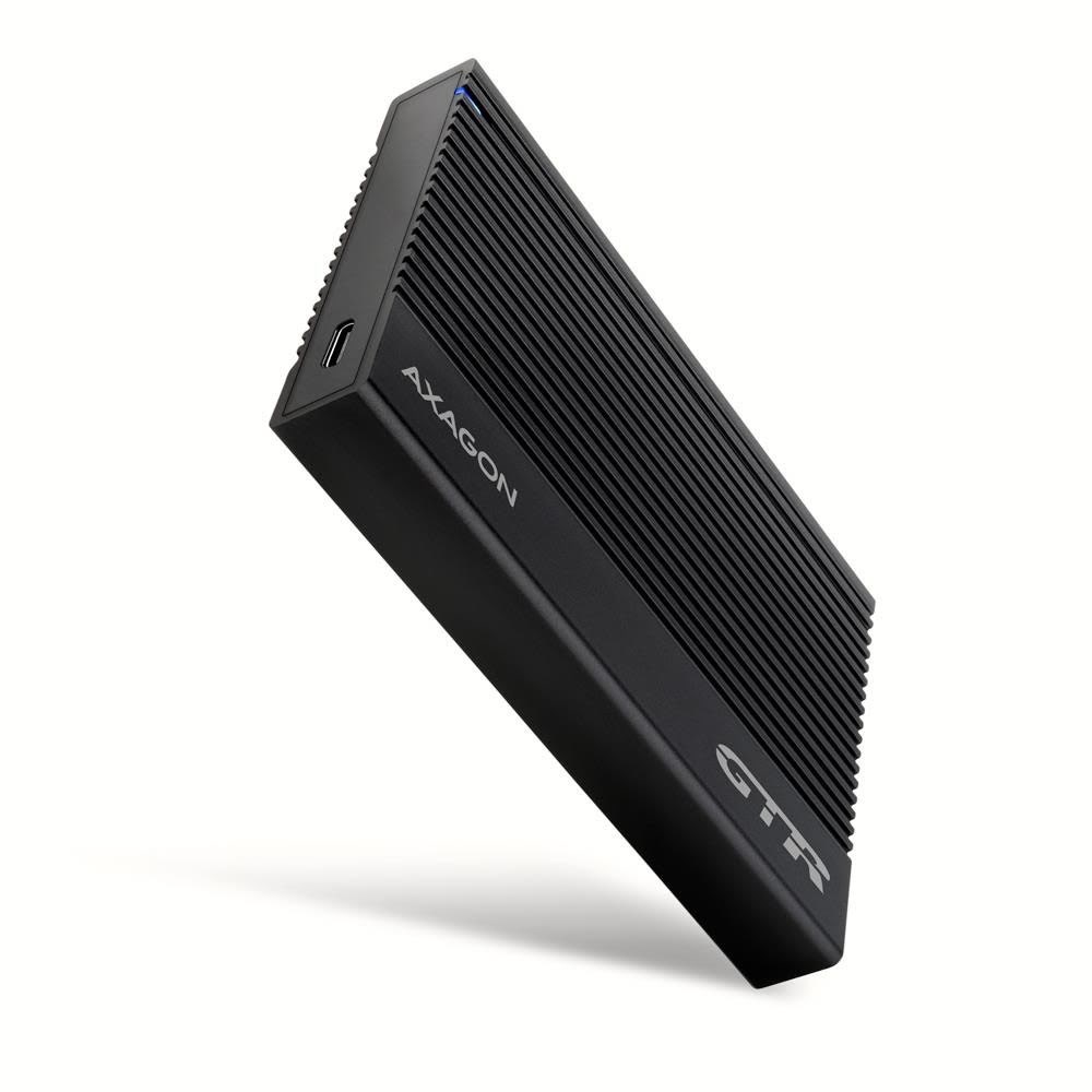 AXAGON SuperSpeed USB-C 10 Gbps ribbet kabinet til 2.5" SSD / HDD Harddisk Tilbehør EE25-GTR