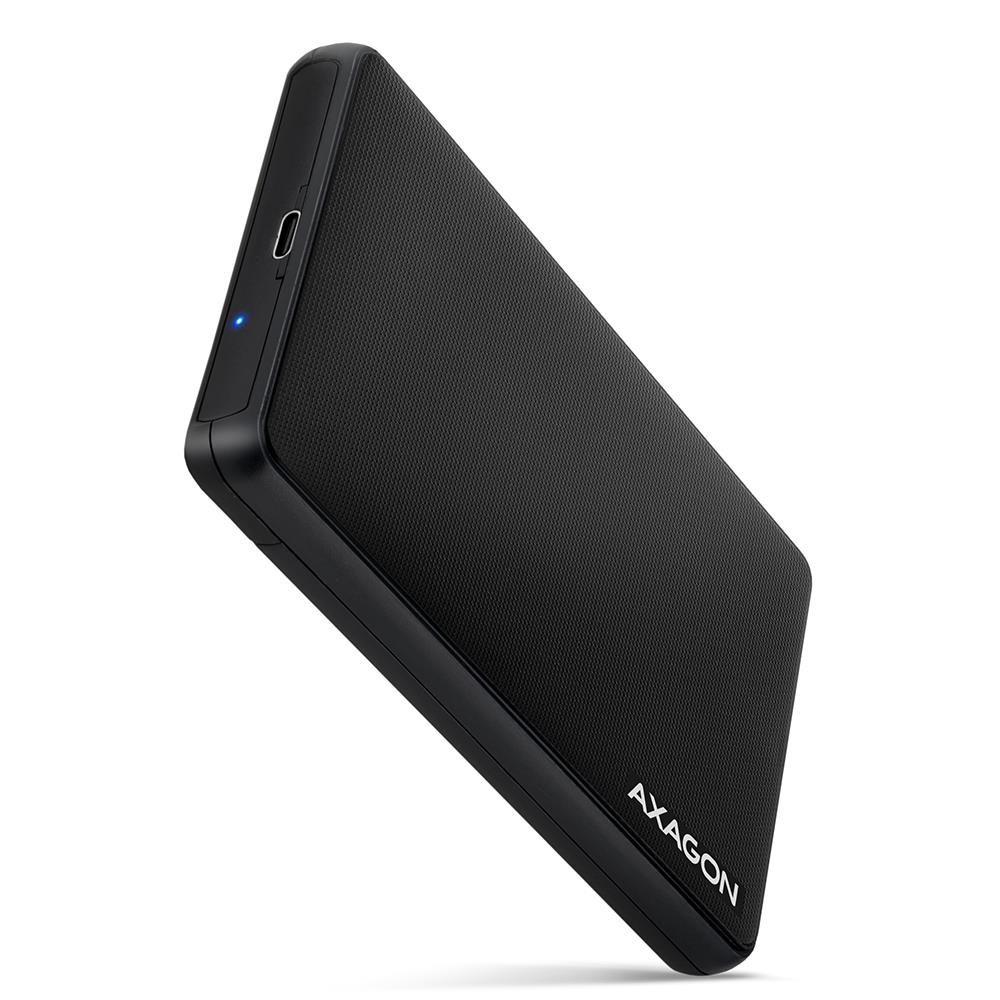 AXAGON SuperSpeed USB-C slide-kabinet til 2.5" SSD / HDD Harddisk Tilbehør EE25-SLC