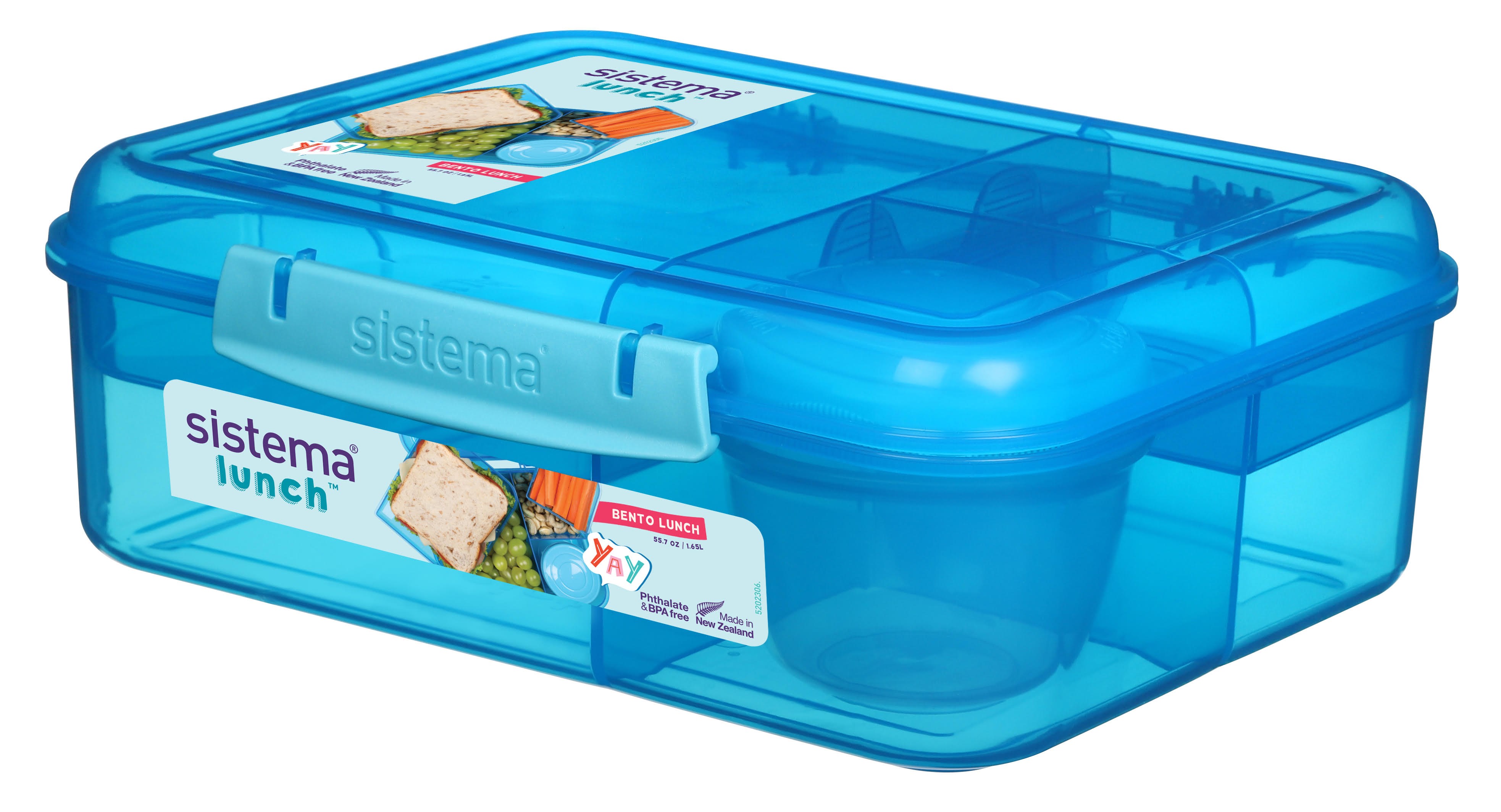 Sistema 1.65L Bento Lunch Blue Køkkenredskab 416902