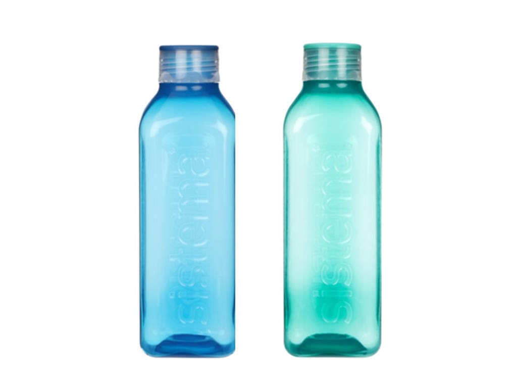 Sistema 1L Square Bottle 2 Pack Køkkentilbehør 82024