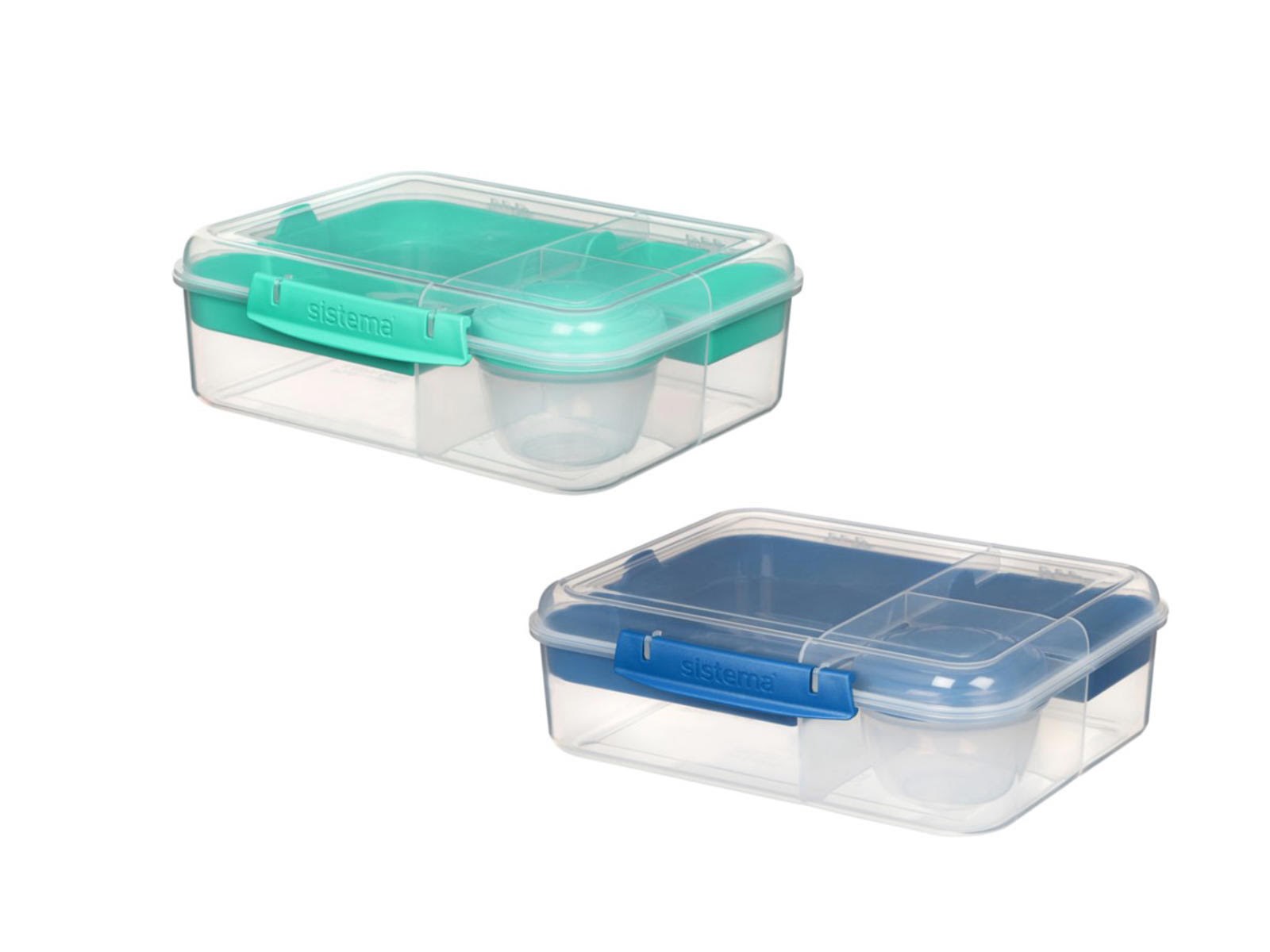 Sistema 1.65L Bento Lunch To Go 2 Pack Køkkenredskab 82028