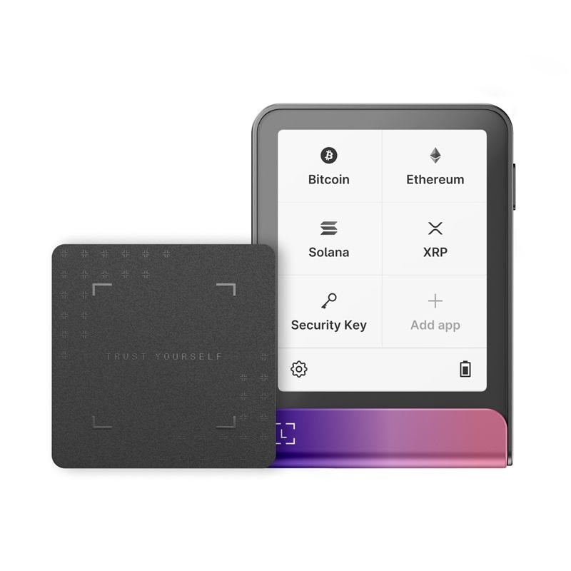 Ledger Flex Crimson Magenta Crypto Hardware Wallet with Recovery Key Mobil Tilbehør LEDGERFLEX-CMAGENTA-RK